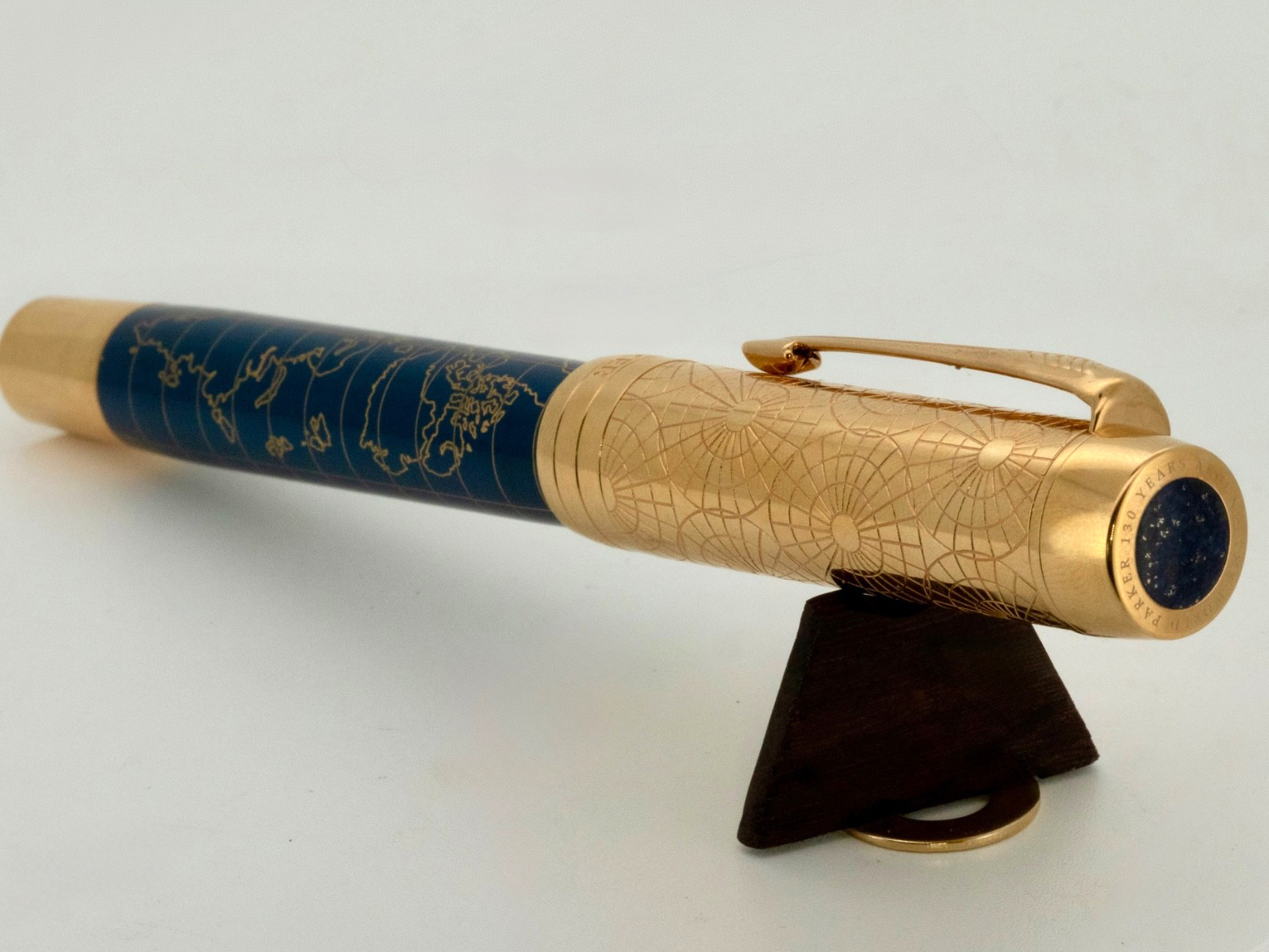Parker Duofold Ltd Ed Fountain Pen 130th Anniversary 18k Gold M Nib (NO TARIFF)