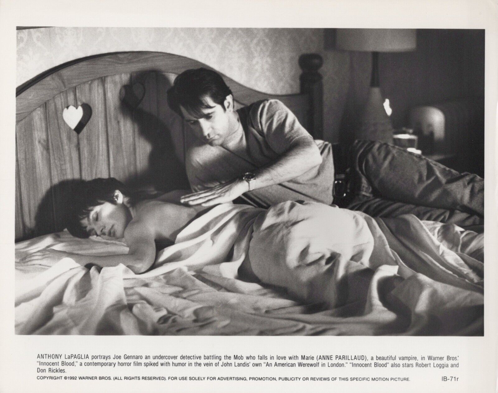 Anne Parillaud + Anthony LaPaglia in Innocent Blood (1992) Original Photo K 382