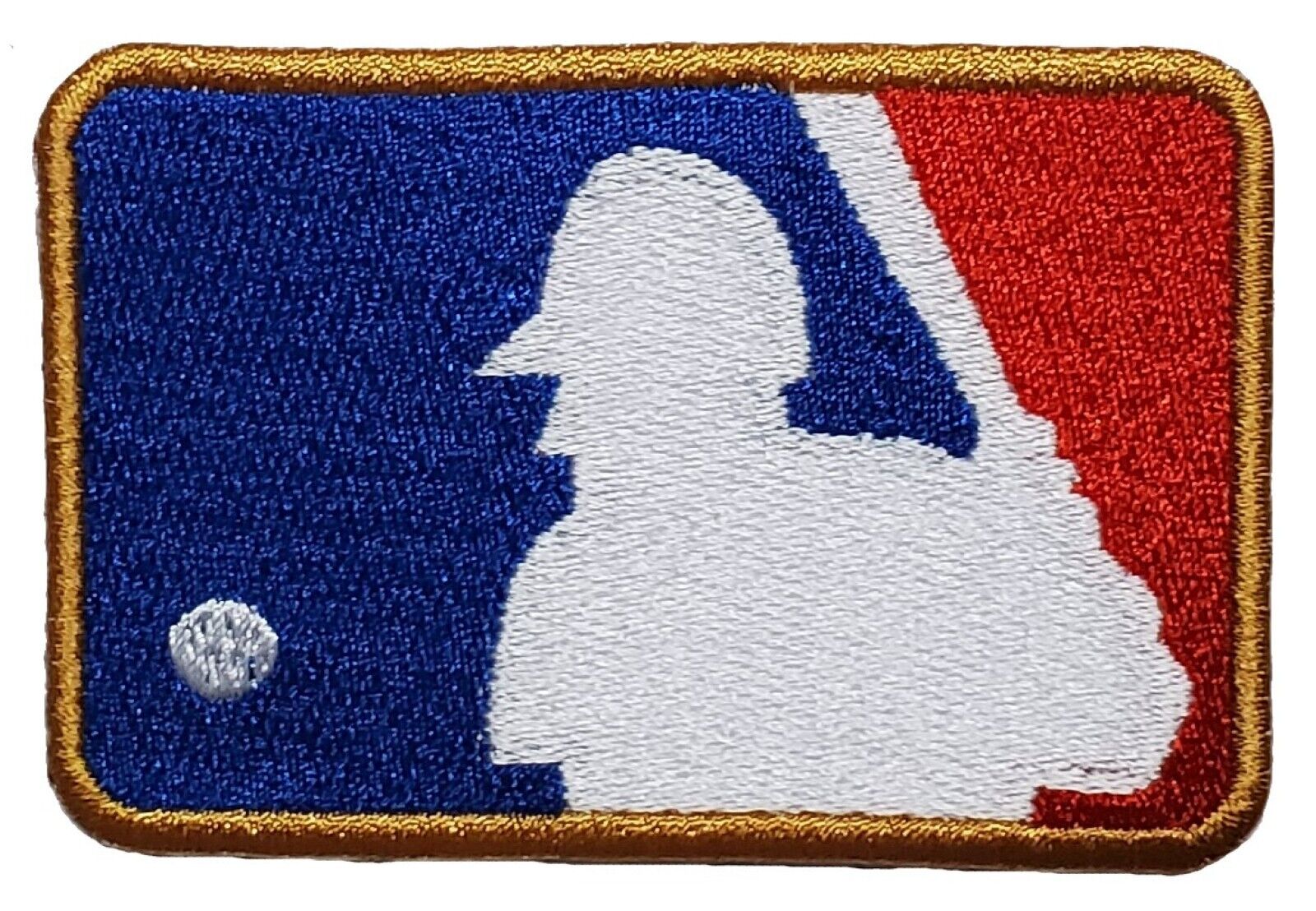 Batterman Logo World Series MLB Baseball Fully Embroidered Iron On Patch