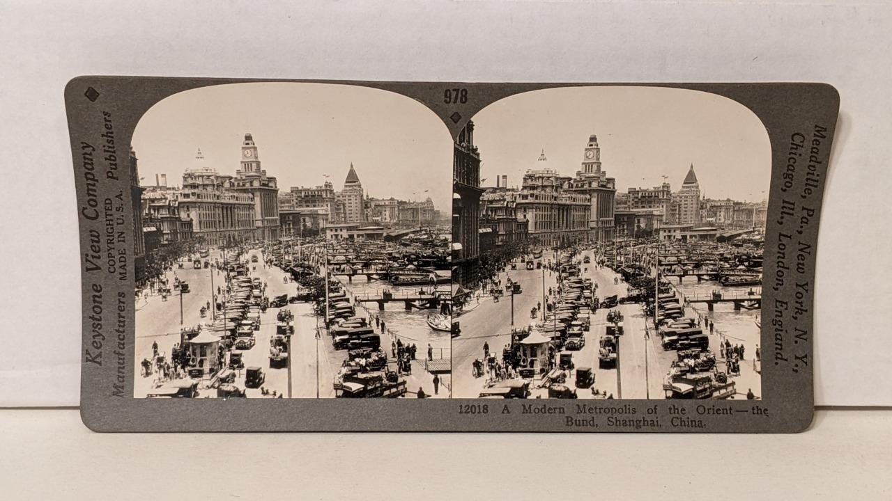 a501, Keystone SV; A Modern Metropolis of the Orient-the Bund; 978-12018, 1930