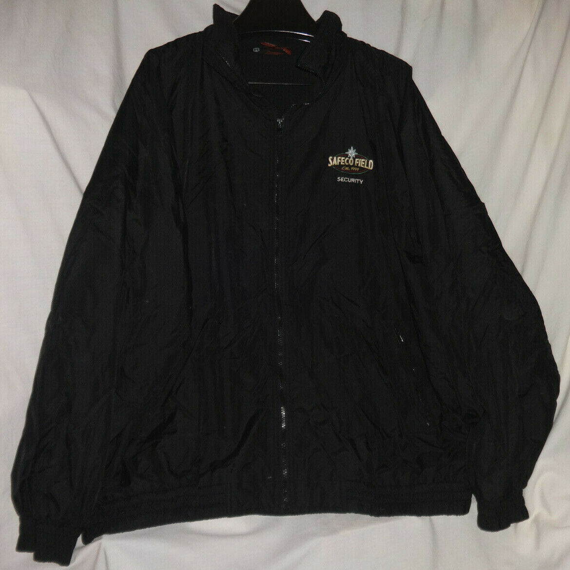 Vintage Defunct Seattle Mariners SAFECO FIELD Issued SECURITY Jacket Sz XXL