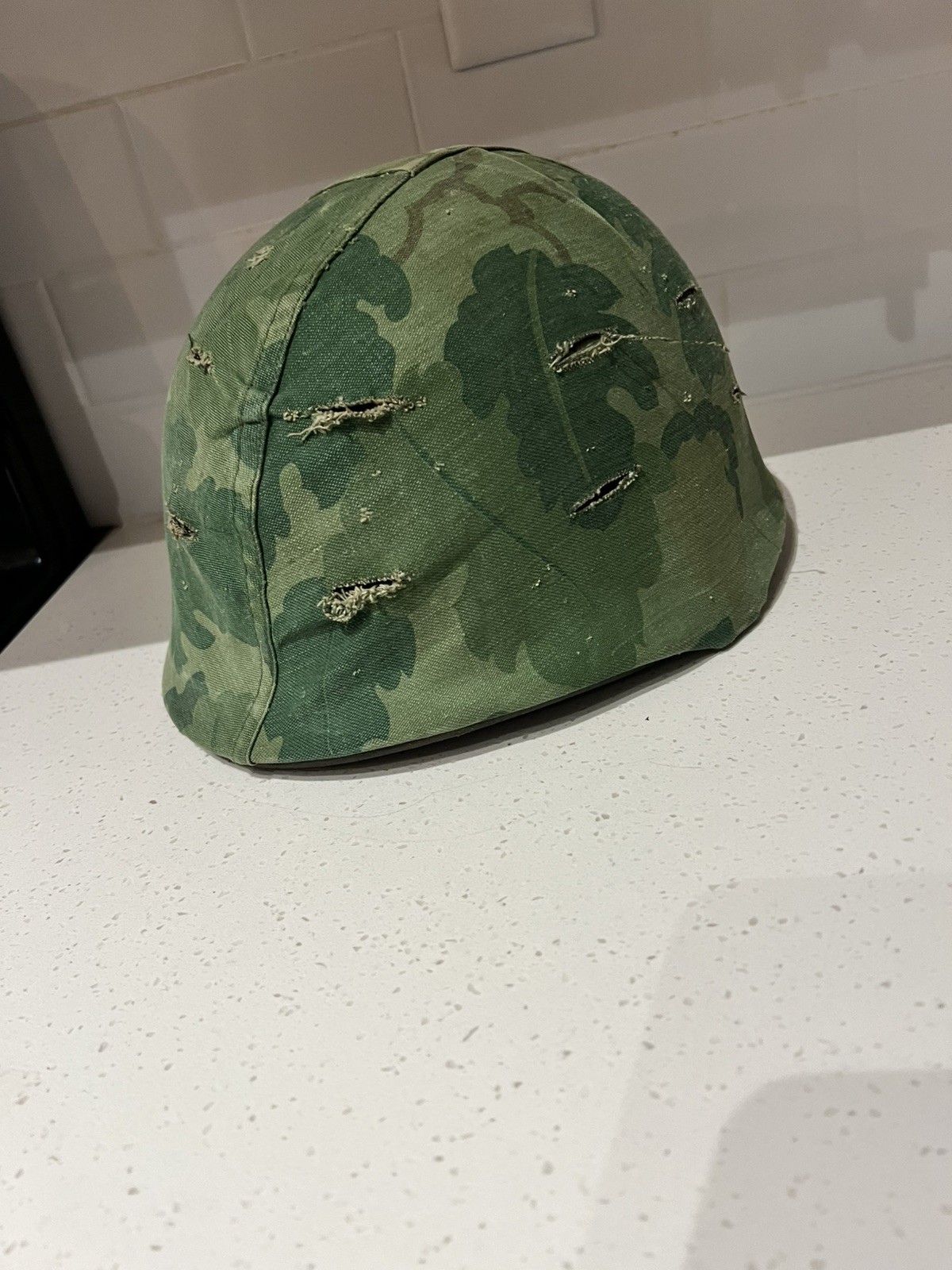 Vintage US Army Vietnam M1 Ground Troop Helmet w/ Liner and Cover Vintage US Army Vietnam M1 Ground Troop Helmet w/ Liner and Cover