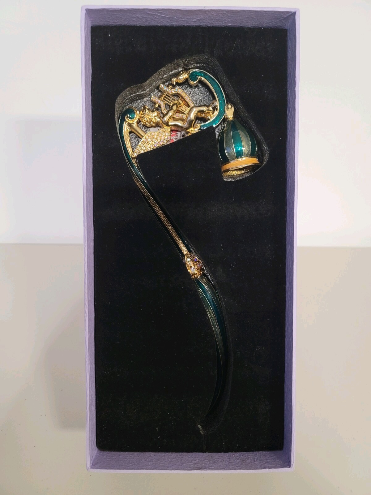 Wesley Kropp - Two's Company - Austrian Crystal Candle Snuffer - Elegant Angel