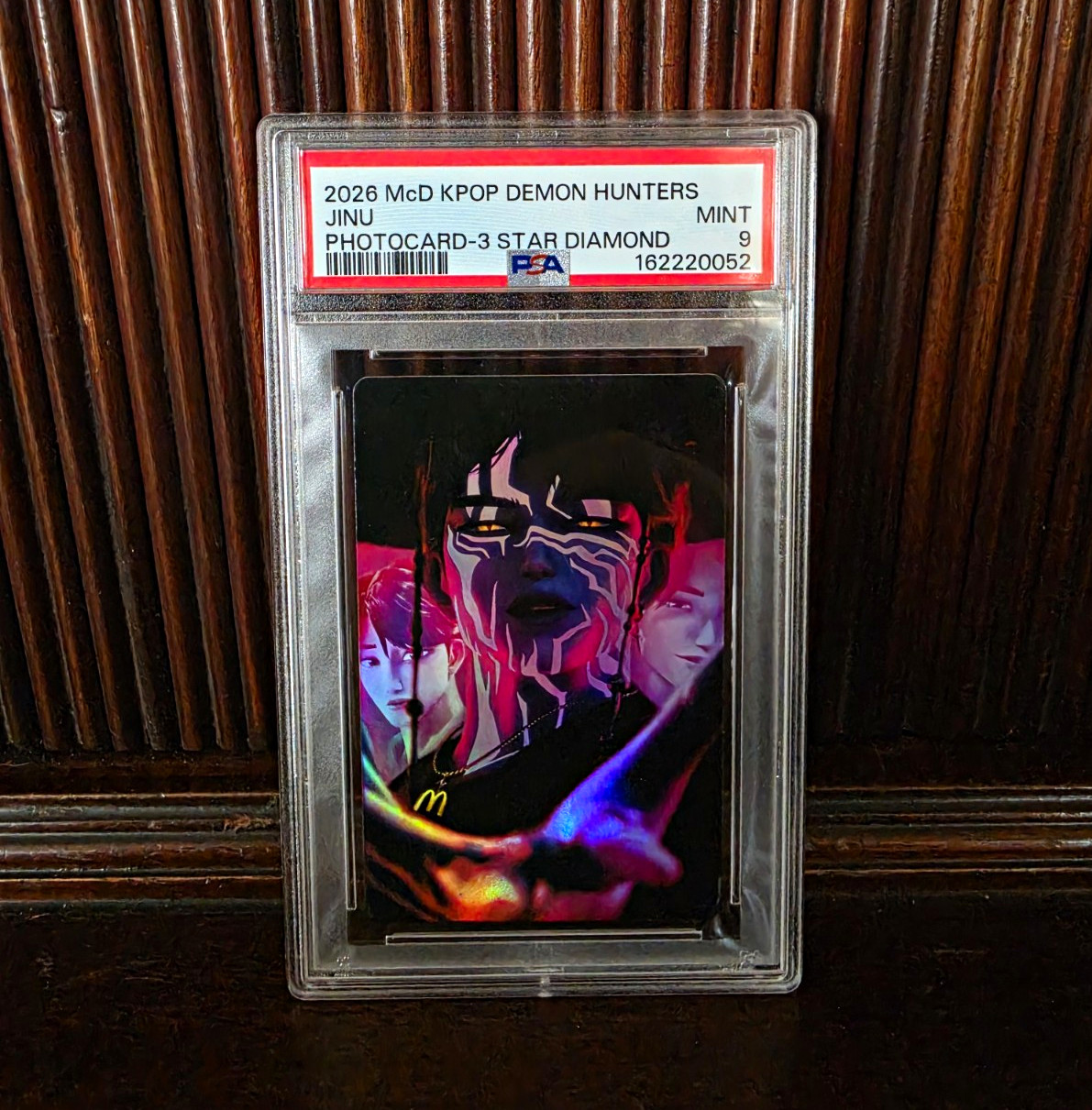McDonald's 2026 KPop Demon Hunters Jinu 3 Star PSA 9