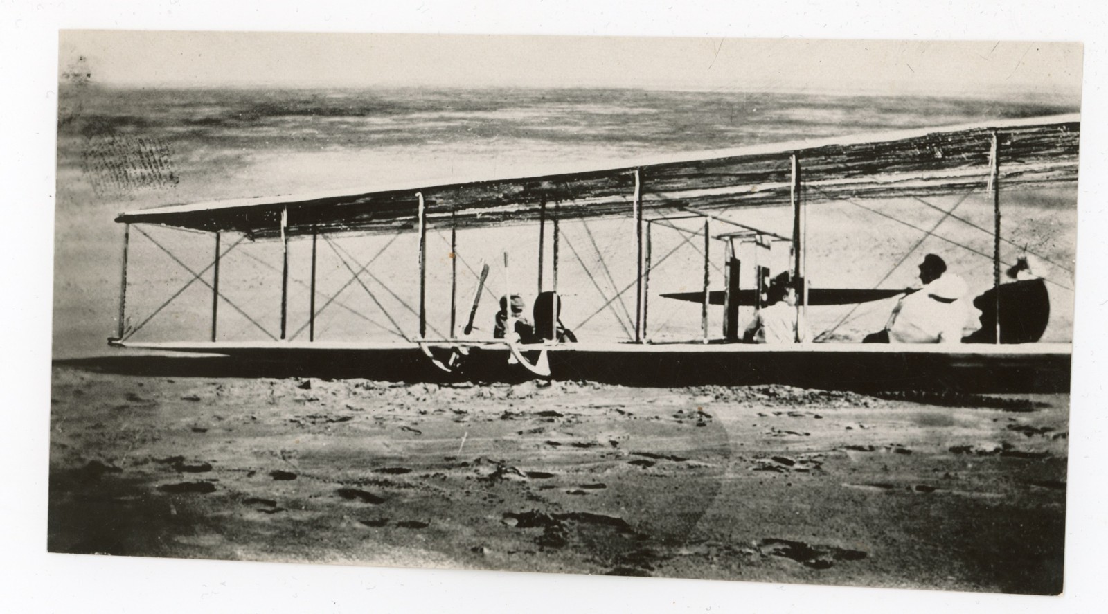 Wright Brothers Motorless AeroPlane Early Aviation Photo