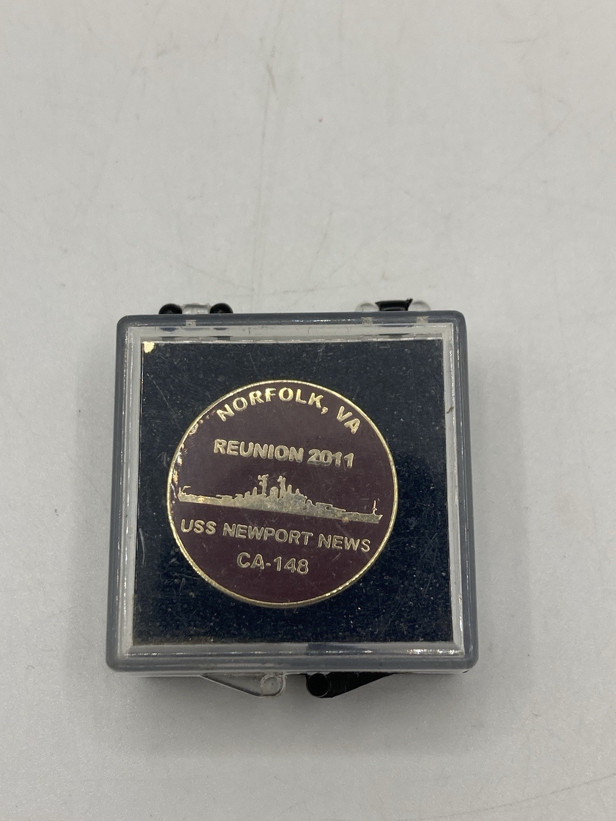 USS Newport News CA-148 Norfolk VA 2011 Reunion Pin US Navy Heavy Cruiser Ship USS Newport News CA-148 Norfolk VA 2011 Reunion Pin US Navy Heavy Cruiser Ship