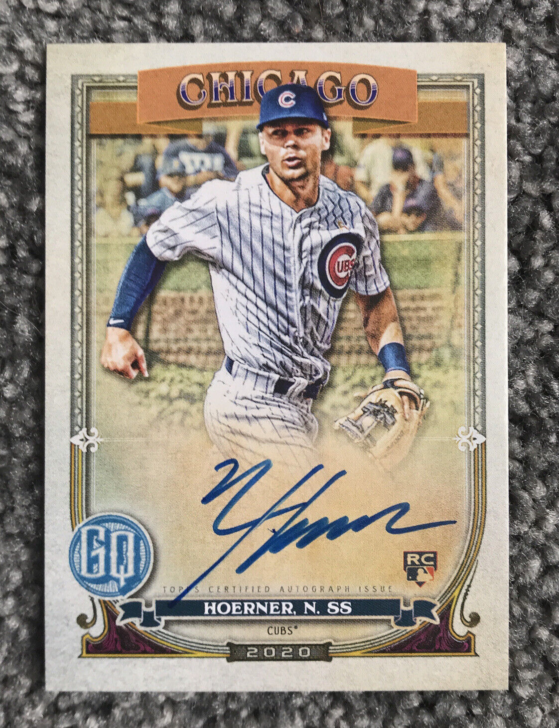 2020 Topps Gypsy Queen Nico Hoerner RC  Auto GQA-NH Chicago Cubs