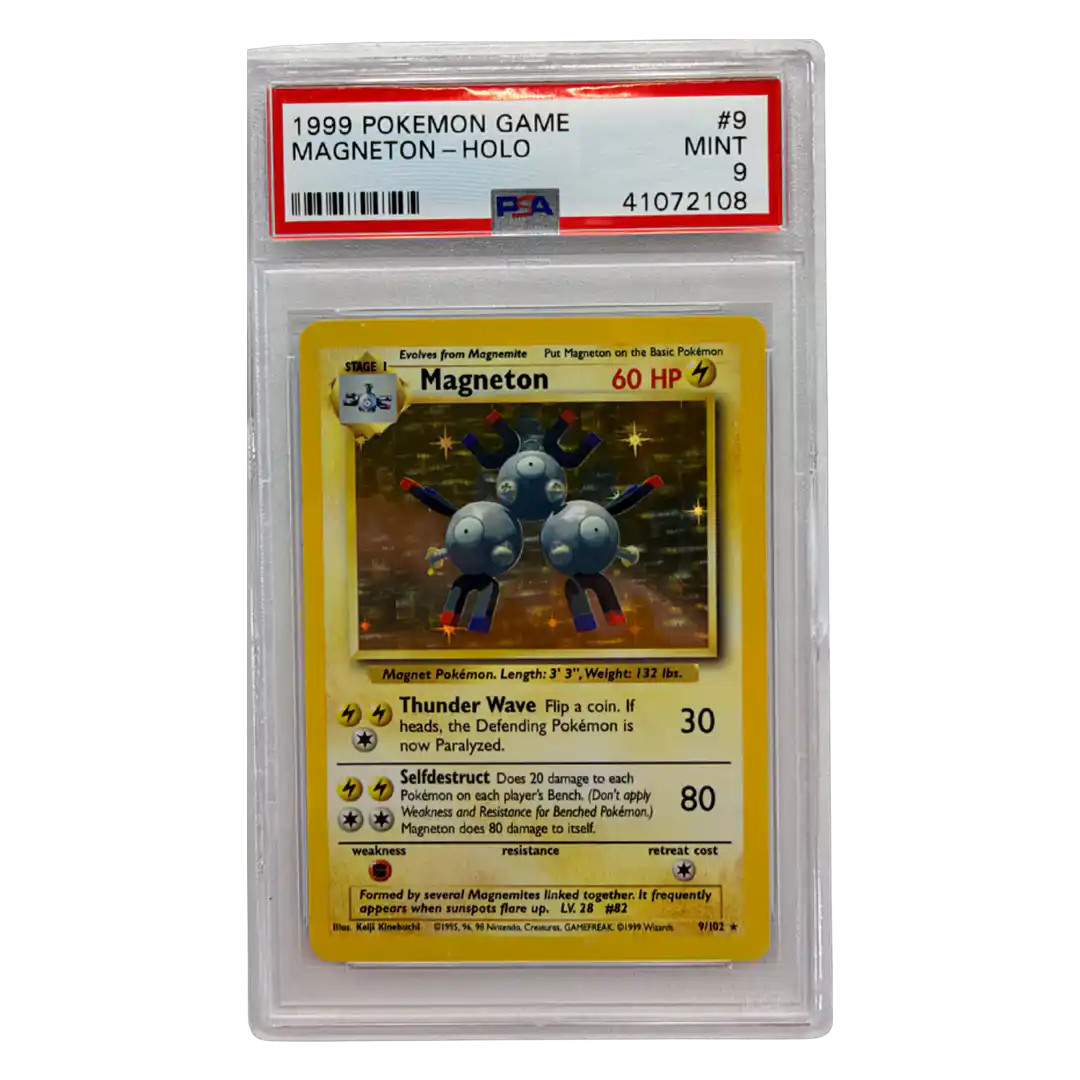 Magneton - Holo PSA 9 1999 Pokemon Game Card #9 Magneton - Holo PSA 9 1999 Pokemon Game Card #9