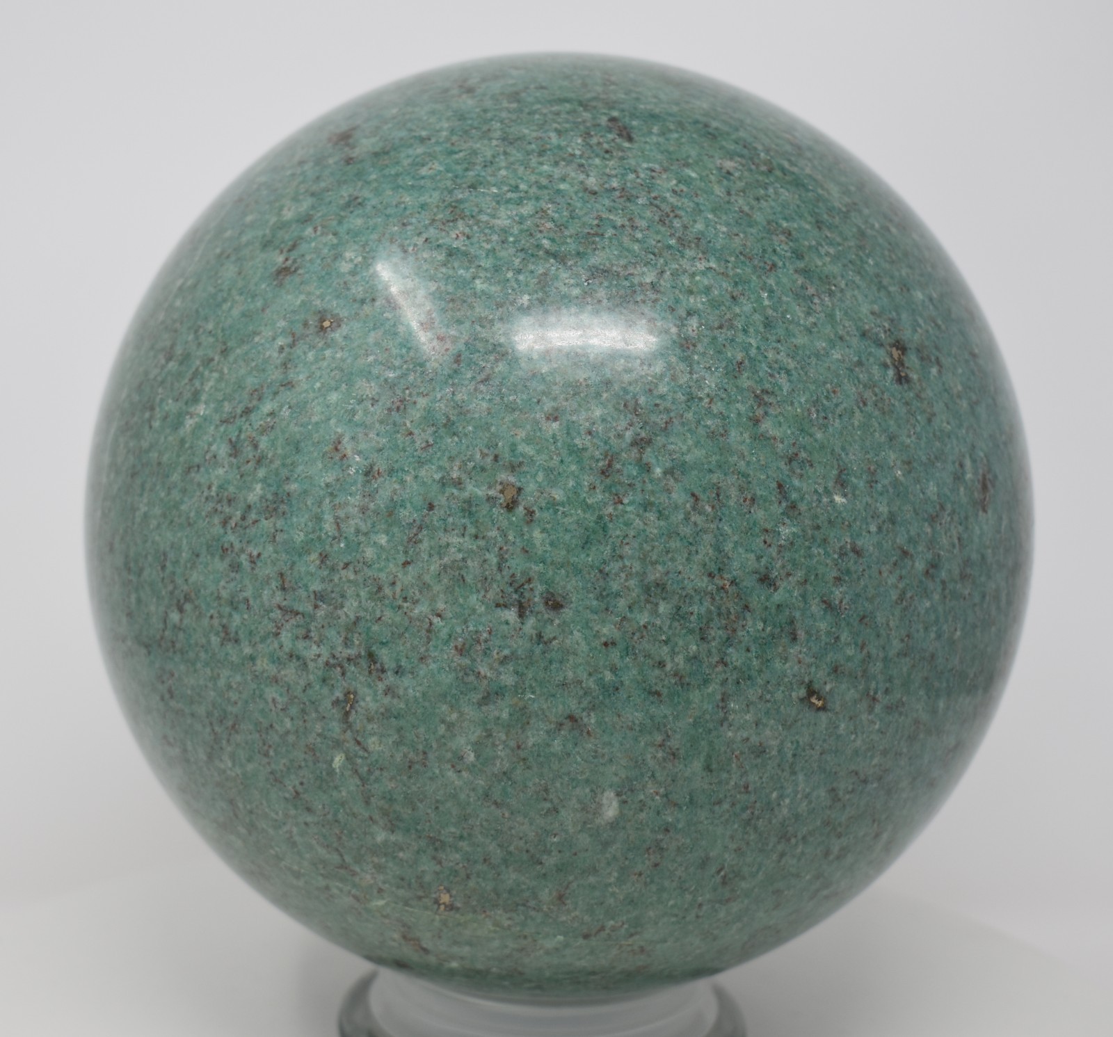 Large Green Agate Sphere 198 mm 26 lb 13 oz Large Green Agate Sphere 198 mm 26 lb 13 oz