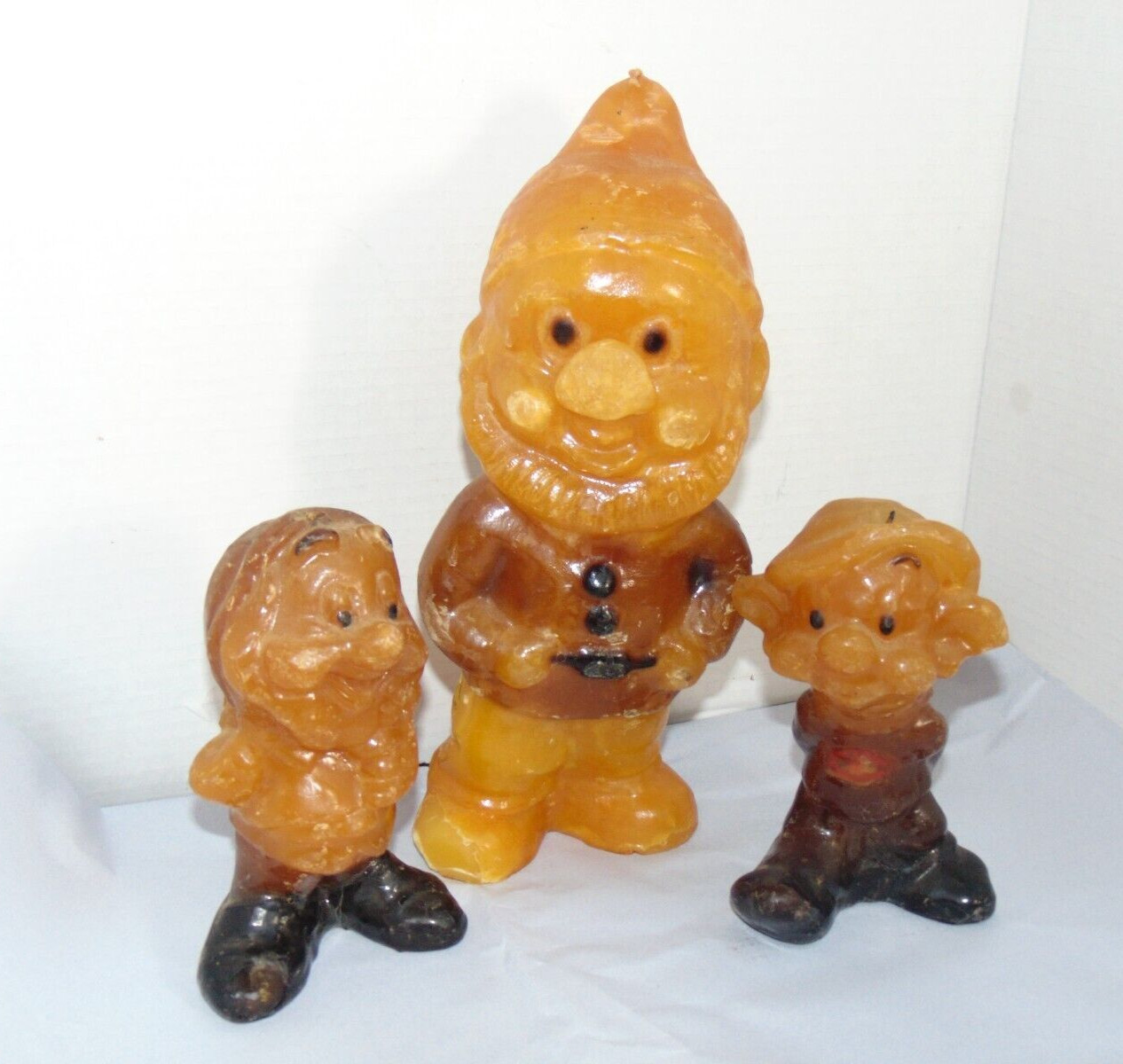 VINTAGE WALT DISNEY ISRAEL SEVEN DWARF DOPEY HAPPY CANDLE RARE VINTAGE WALT DISNEY ISRAEL SEVEN DWARF DOPEY HAPPY CANDLE RARE