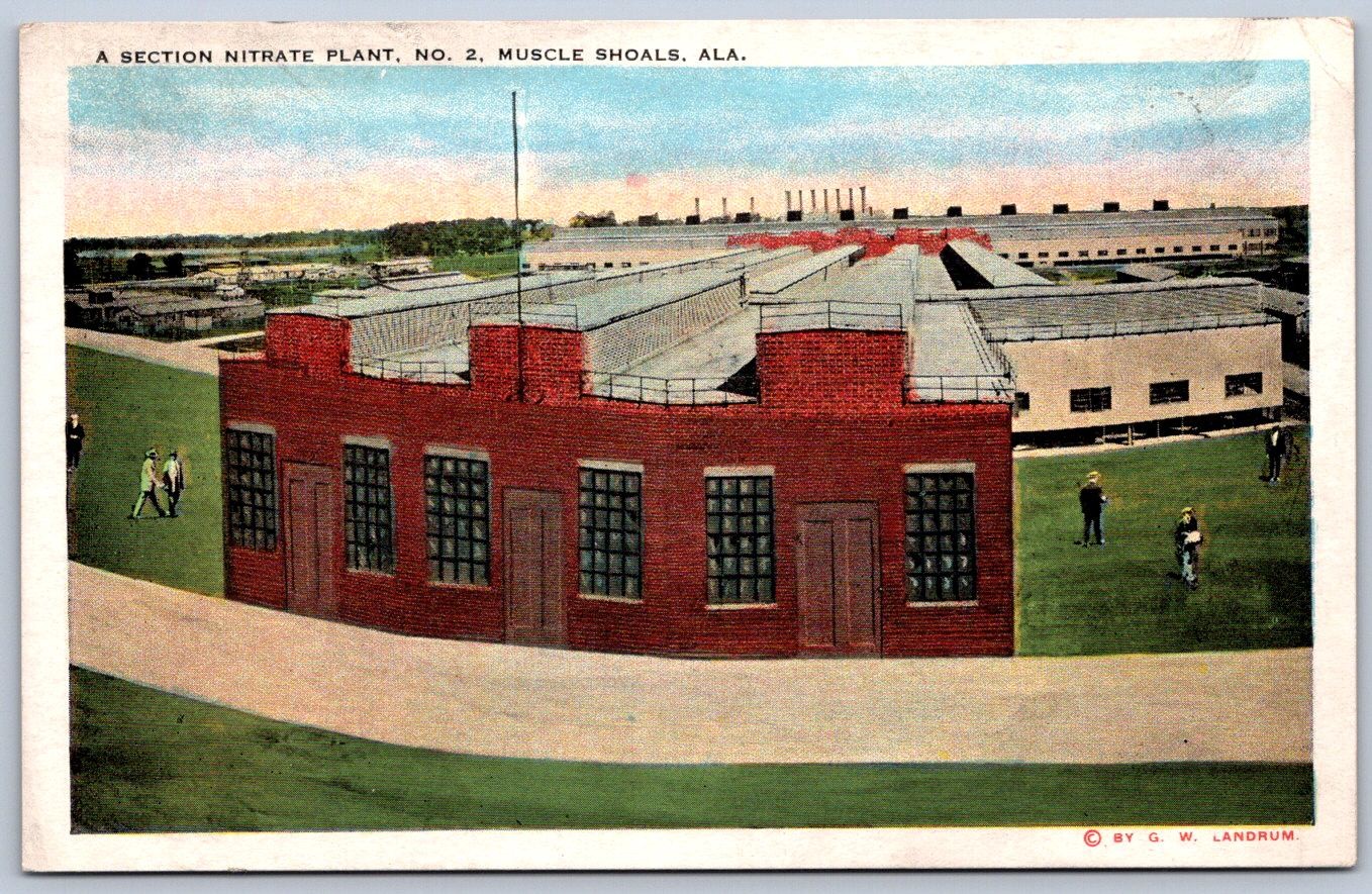 K40/ Muscle Shoals Alabama Postcard c1910 Nitrate Plant No 2   27