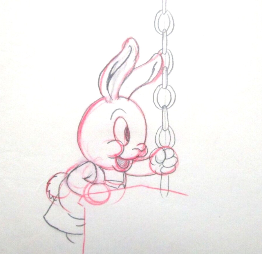OSWALD THE RABBIT 1930\'s WALTER LANTZ ORIGINAL PRODUCTION cel DRAWING chain OSWALD THE RABBIT 1930\'s WALTER LANTZ ORIGINAL PRODUCTION cel DRAWING chain