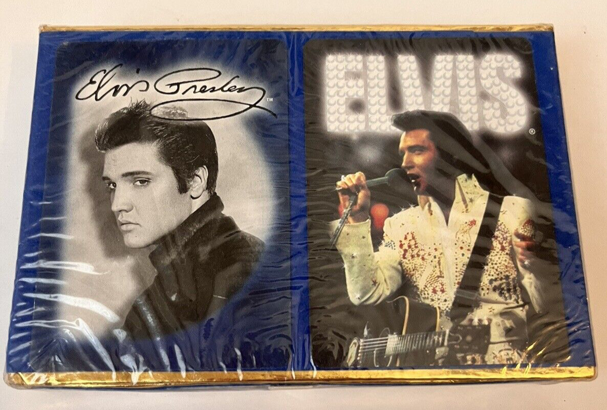 Vintage 2000 Elvis Presley EPE Official Product Playing Cards 2 Decks Graceland