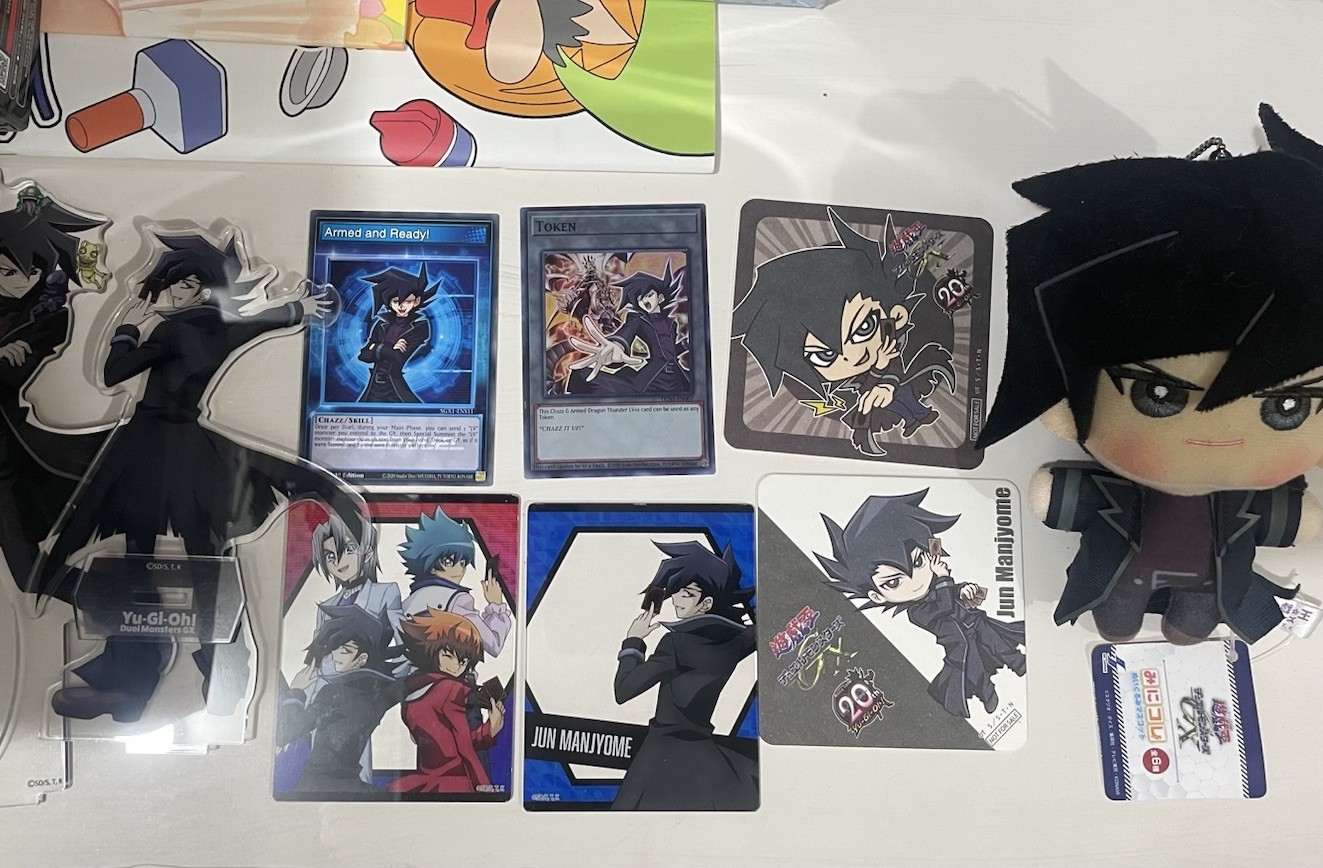 Yu-Gi-Oh GX Chazz Princeton / Jun Manjoume Merchandise Lot Used