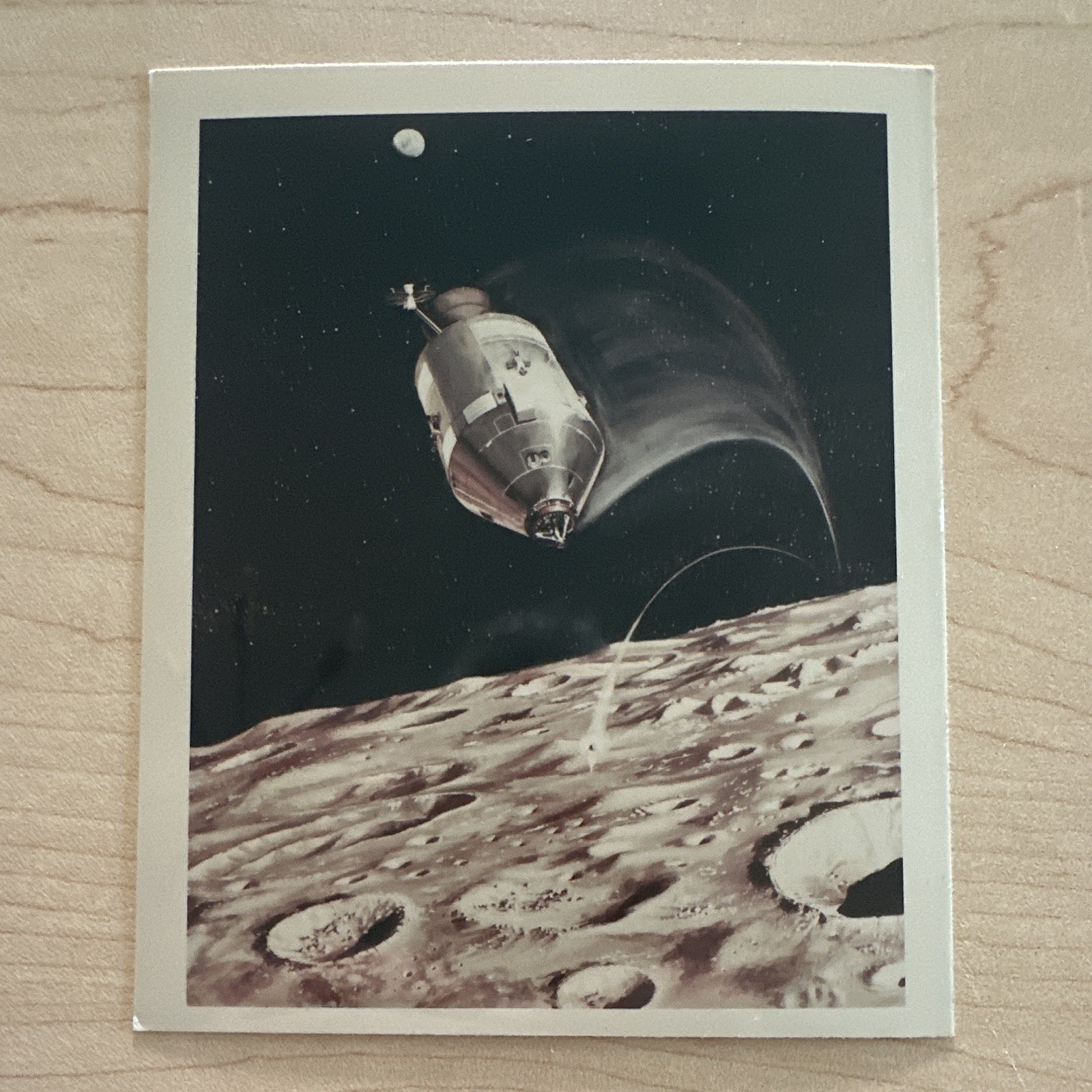 NASA Apollo Era Concept Painting Photo - 5x4 - Kodak Paper NASA Apollo Era Concept Painting Photo - 5x4 - Kodak Paper