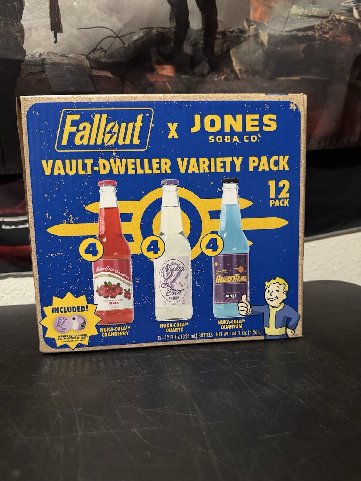 FALLOUT x Jones Soda VAULT DWELLER Variety 12-Pack LIMITED Edition SEALED New FALLOUT x Jones Soda VAULT DWELLER Variety 12-Pack LIMITED Edition SEALED New