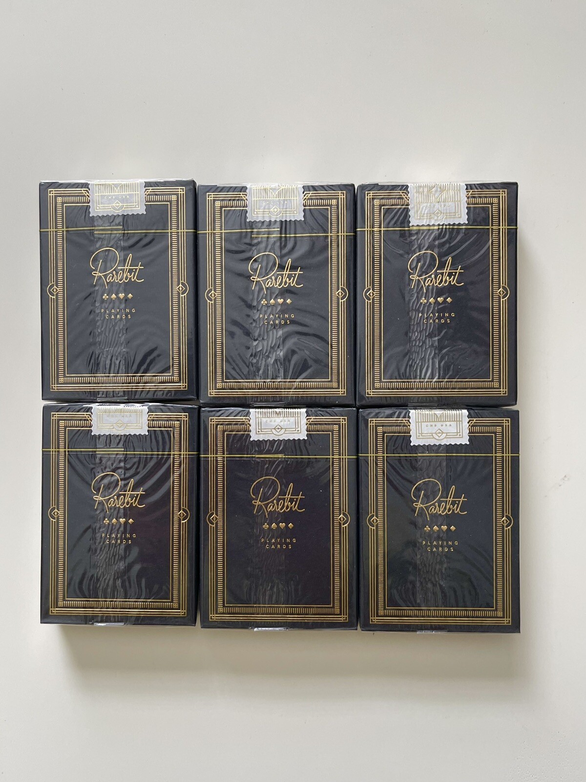 6 New Gold Foil Rarebit Playing Cards Theory11 Rare(ellusionist,artofplay,deck) 6 New Gold Foil Rarebit Playing Cards Theory11 Rare(ellusionist,artofplay,deck)