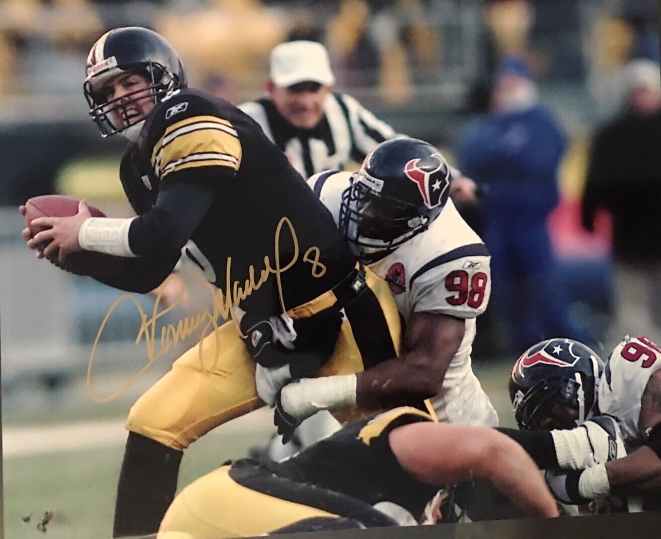 Tommy Maddox AUTOGRAPH PITTSBURGH STEELERS Hand Signed 8x10 Photo
