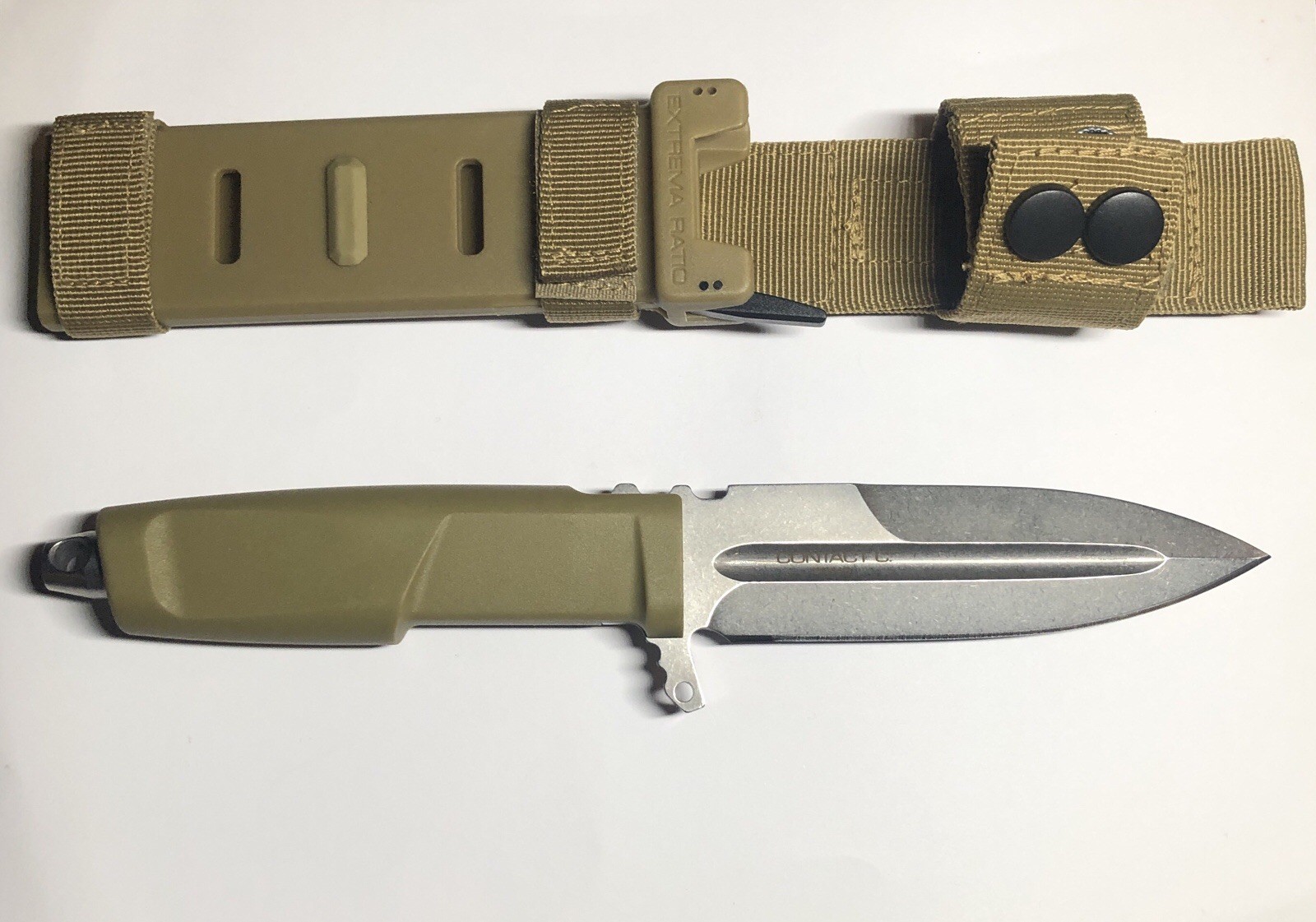Extrema Ratio Contact C - HCS - Hybrid Coyote/Sage Field And Task Knife Extrema Ratio Contact C - HCS - Hybrid Coyote/Sage Field And Task Knife