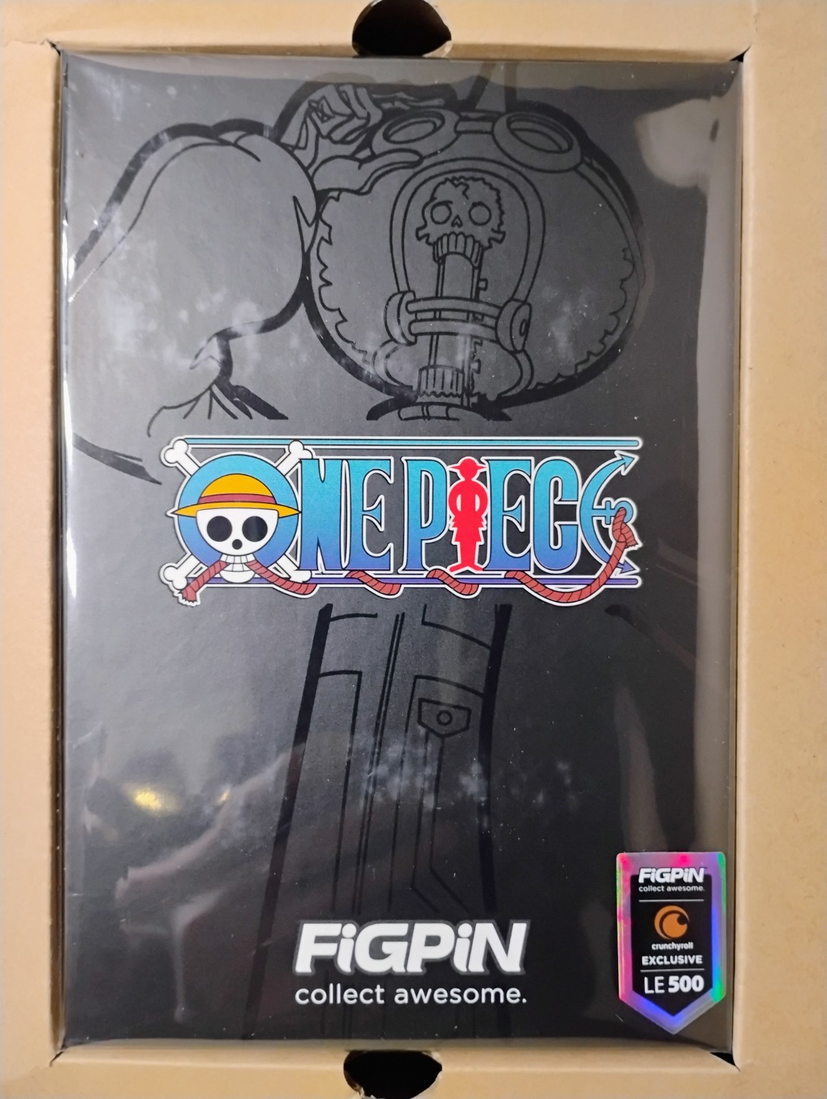 One Piece - Brook #X76 FiGPiN XL 500 LE *New & Sealed* One Piece - Brook #X76 FiGPiN XL 500 LE *New & Sealed*