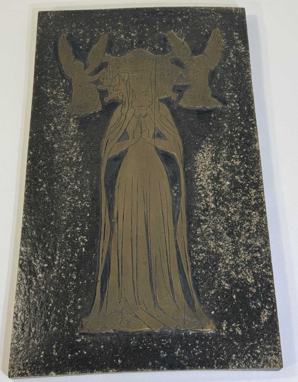 Monumental Brass Margaret Cheyne d. 1419 Hever Rubbing Template Reproduction
