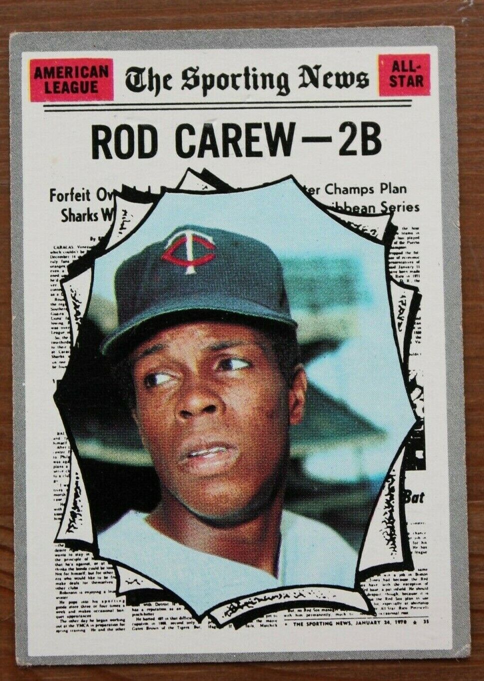 1970 TOPPS #453 ROD CAREW  The Sporting News All-Star