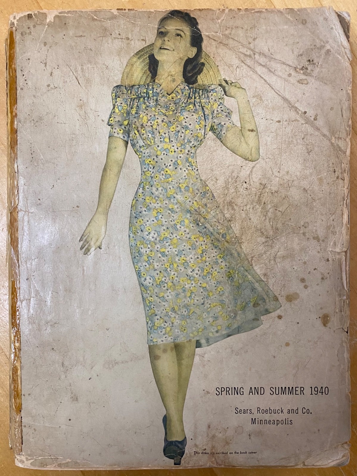 Vtg. 1940 Sears Roebuck & Co. Spring & Summer Catalog No. 180- Not a Reprint-