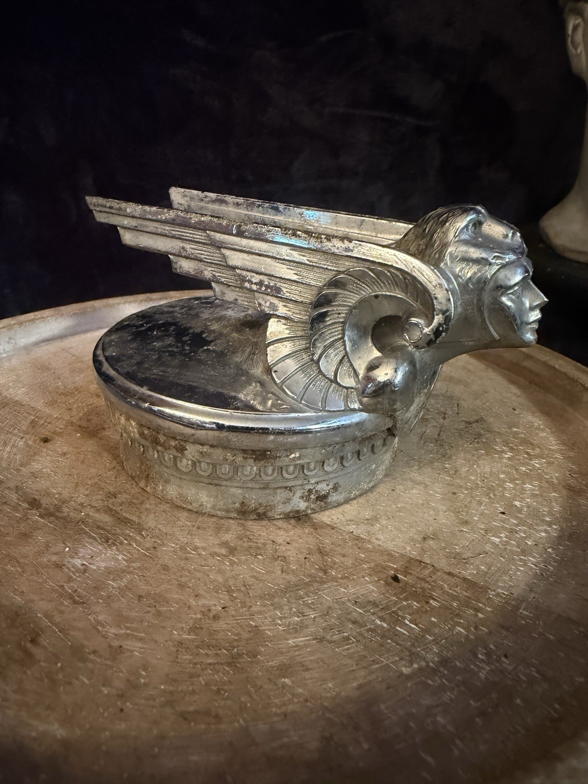 Vintage 1929 1930 1931 Chevrolet Viking Hood Ornament