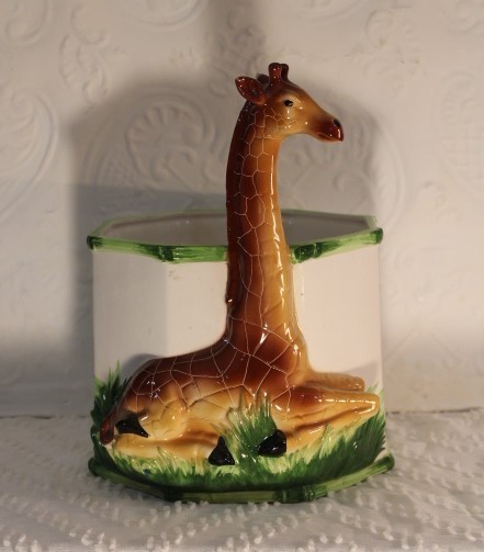 Vintage Grosselle Italy Ceramic Giraffe Planter Mid Century Modern Jungle MCM HT Vintage Grosselle Italy Ceramic Giraffe Planter Mid Century Modern Jungle MCM HT