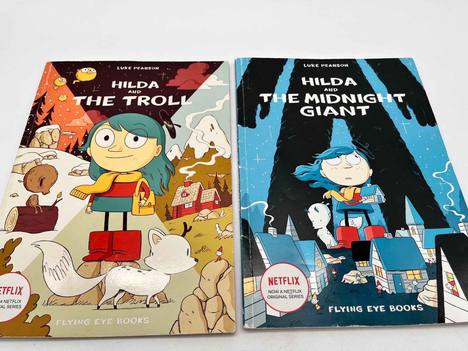Hilda And the Midnight Giant & Hilda and the Troll by Luke Pearson PB 2 Book Lot