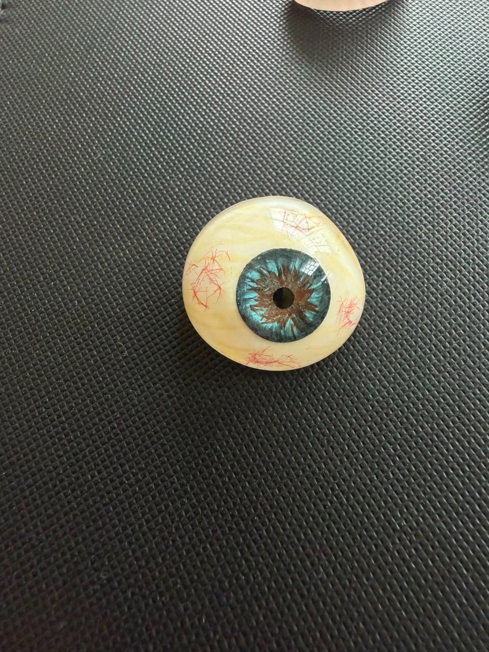 Vintage Human Prosthetic Eye ~ Antique Glass Artificial Blue Eye Vintage Human Prosthetic Eye ~ Antique Glass Artificial Blue Eye