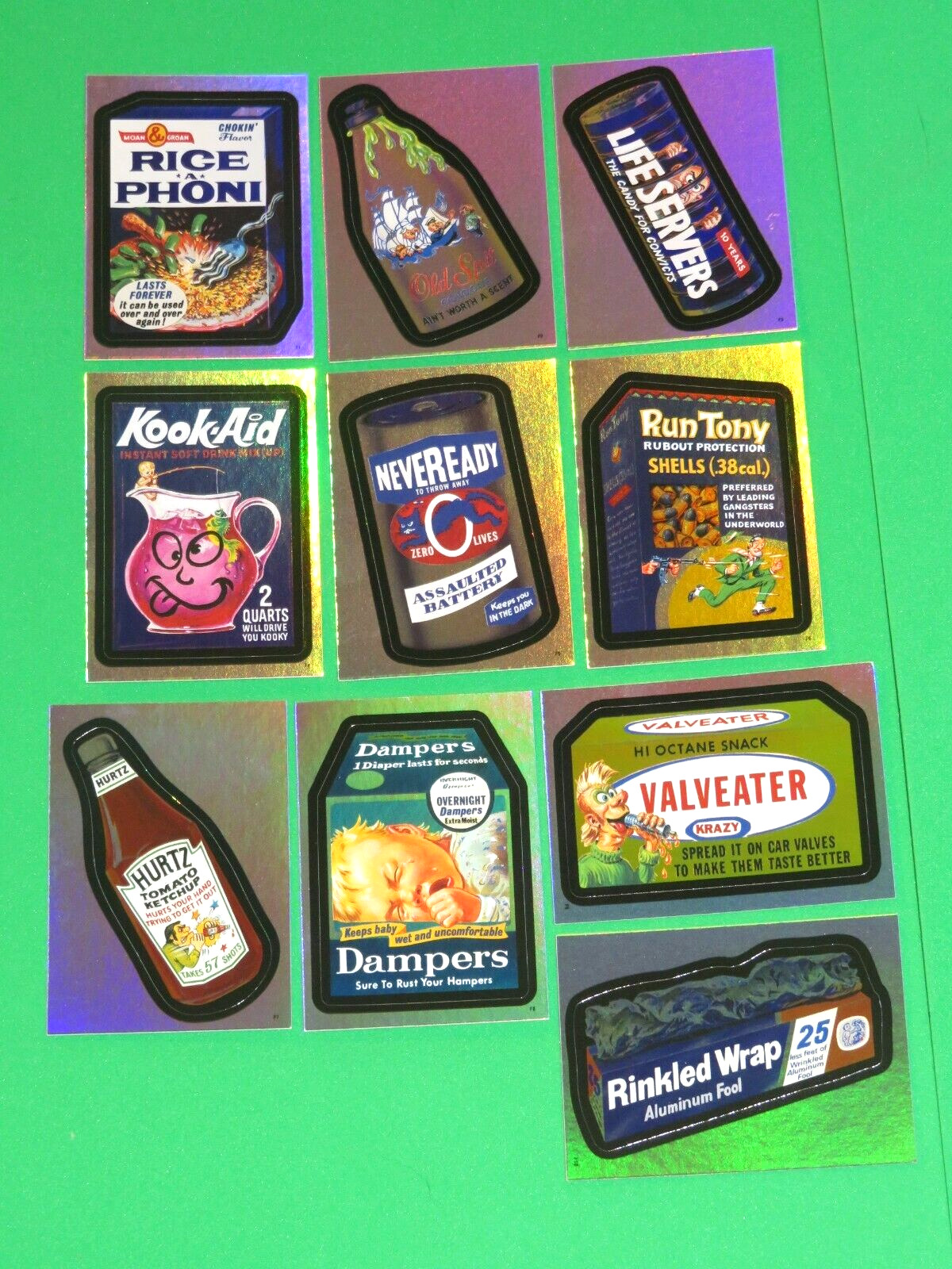 2006 Topps Wacky Packages 4TH Series ANS4 Insert Foil STICKER 10 Card Set