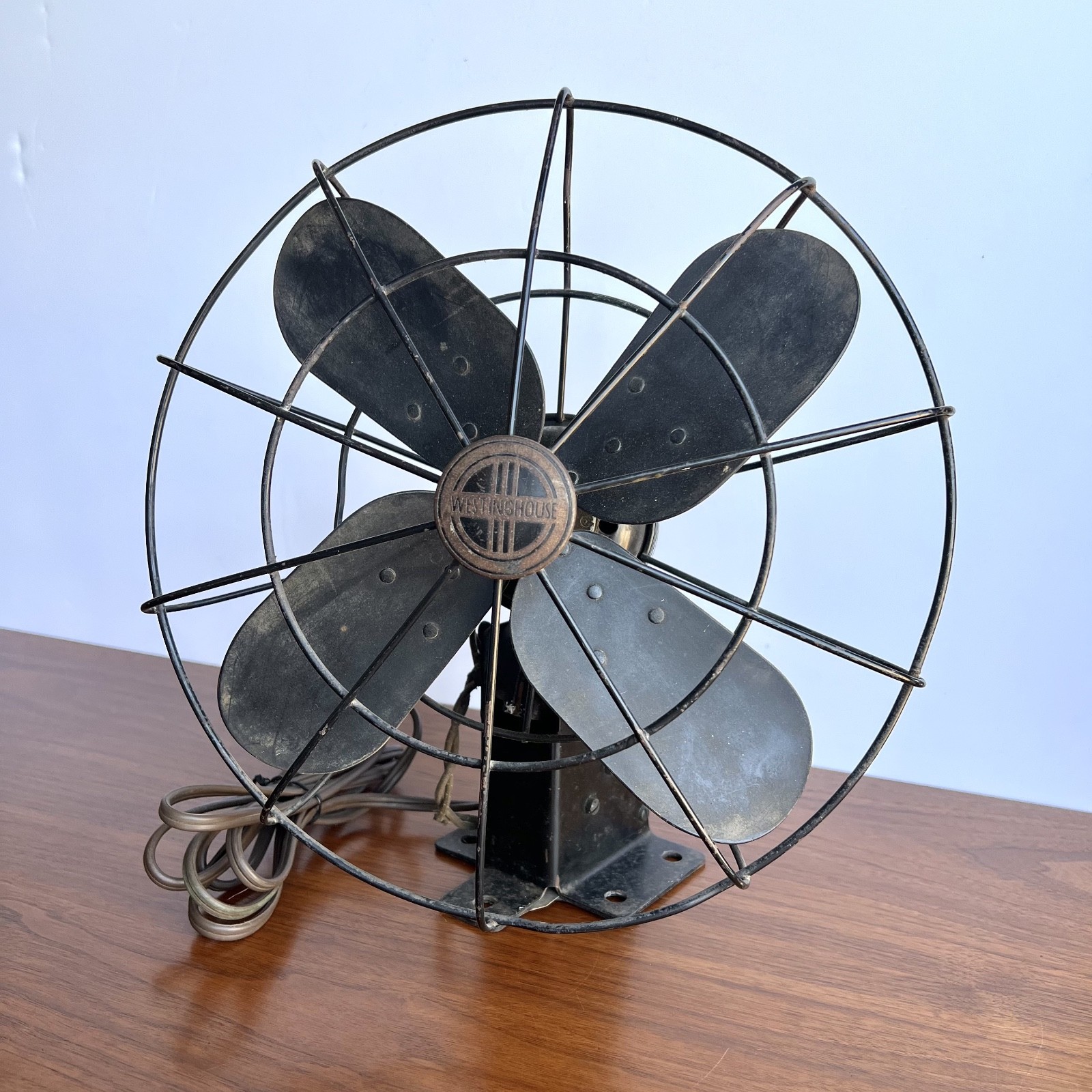 ✨Vintage Westinghouse TA-12 Industrial Workshop Fan Wall Ceiling Mount Working