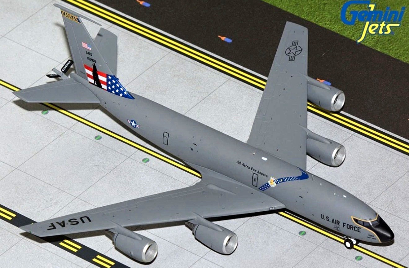 GeminiJets 1:200 USAF KC-135 Stratotanker Kansas ANG 61-0266 G2AFO1194 GeminiJets 1:200 USAF KC-135 Stratotanker Kansas ANG 61-0266 G2AFO1194