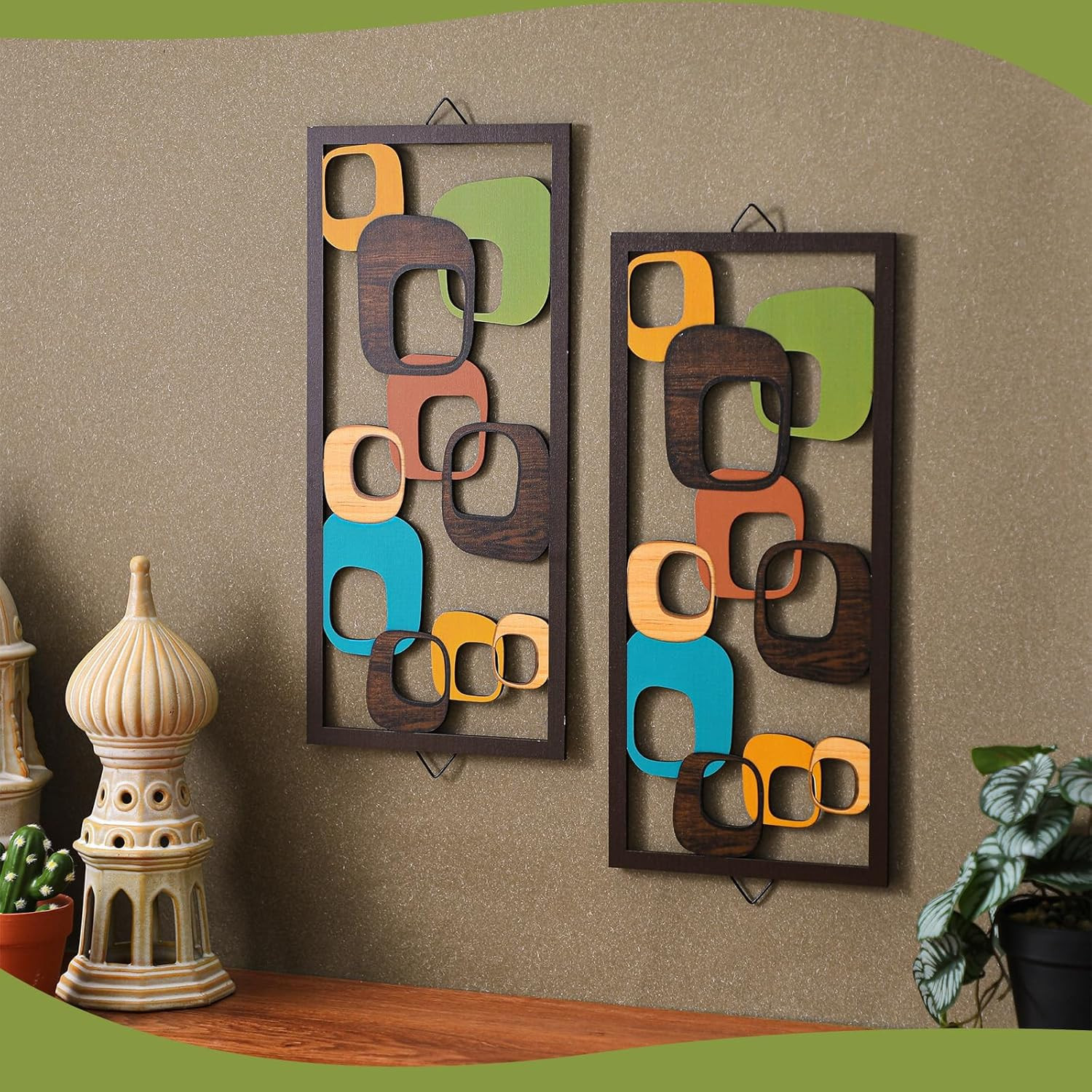 2 Pcs Mid Century Wall Art Mid Century Modern Decor Elegance Wall Accents Wood A 2 Pcs Mid Century Wall Art Mid Century Modern Decor Elegance Wall Accents Wood A
