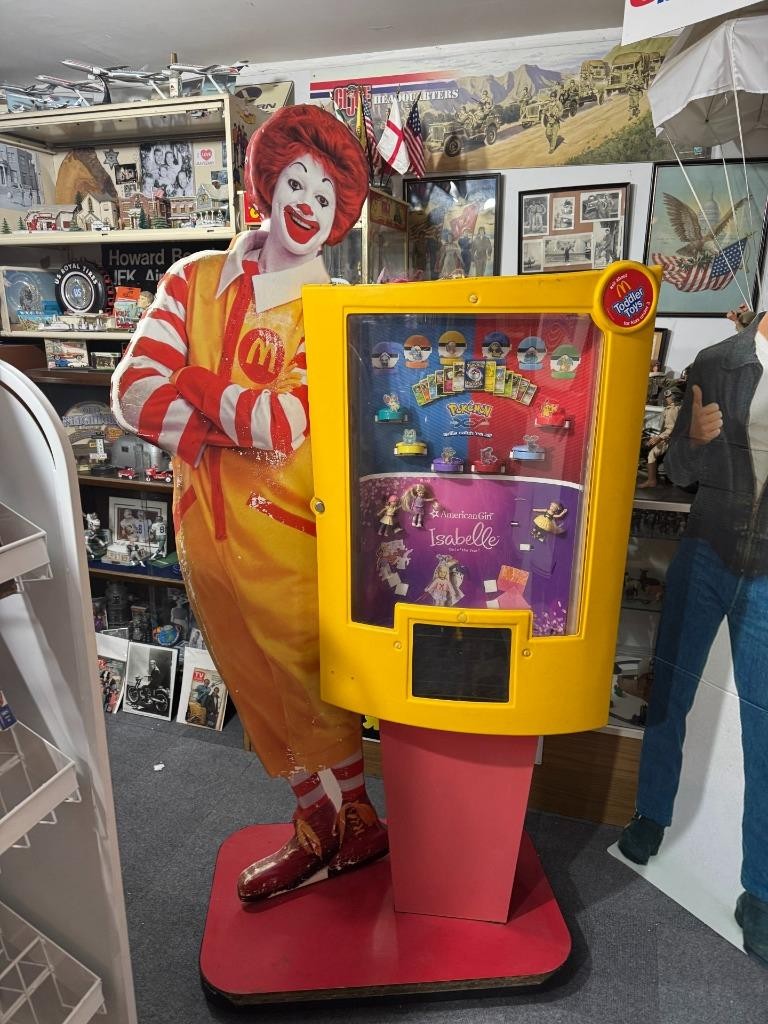 Ultra Rare McDonald’s Happy Meal Store Display Case