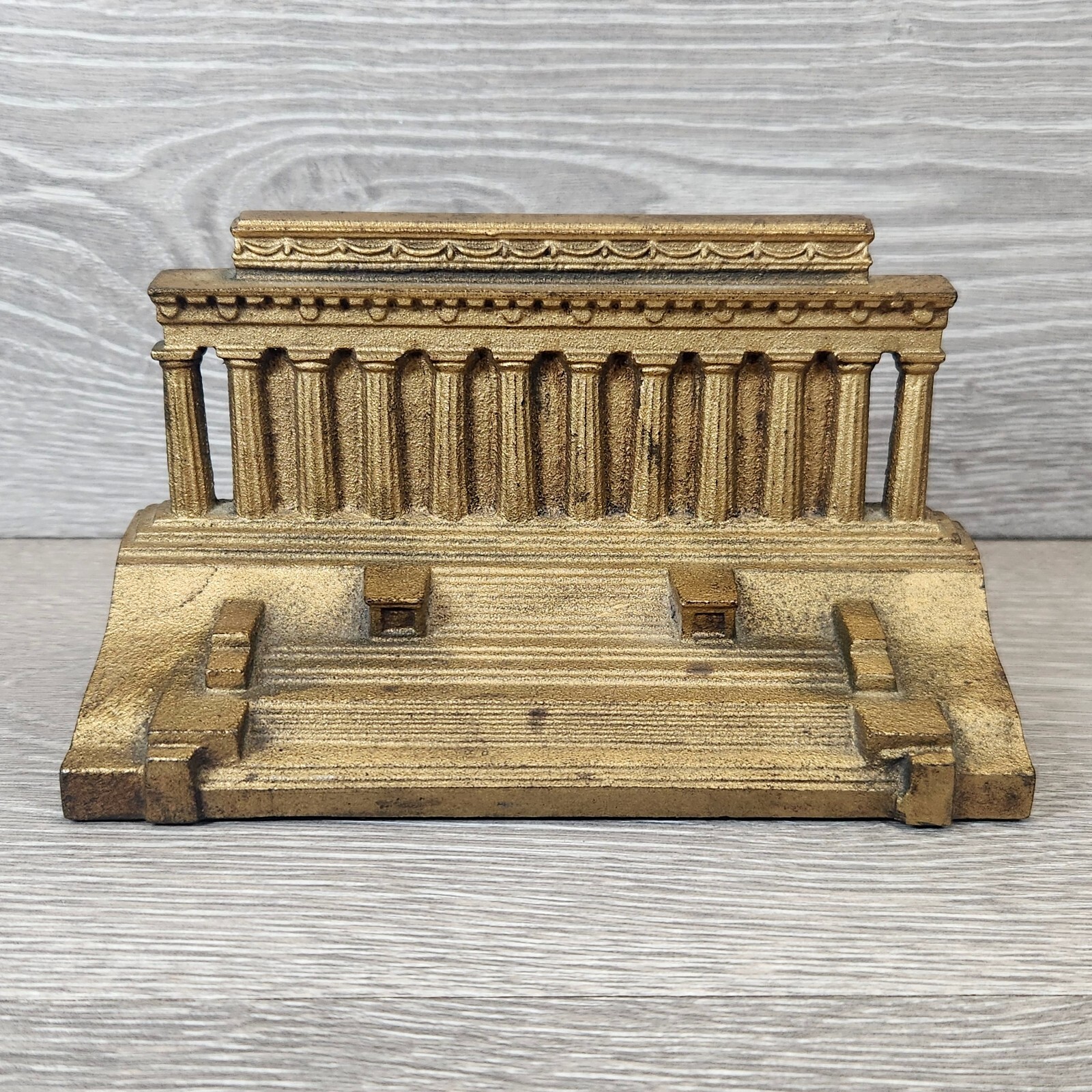 B&H Lincoln Memorial Antique Cast Iron Doorstop Bookend Statue Bradley Hubbard B&H Lincoln Memorial Antique Cast Iron Doorstop Bookend Statue Bradley Hubbard