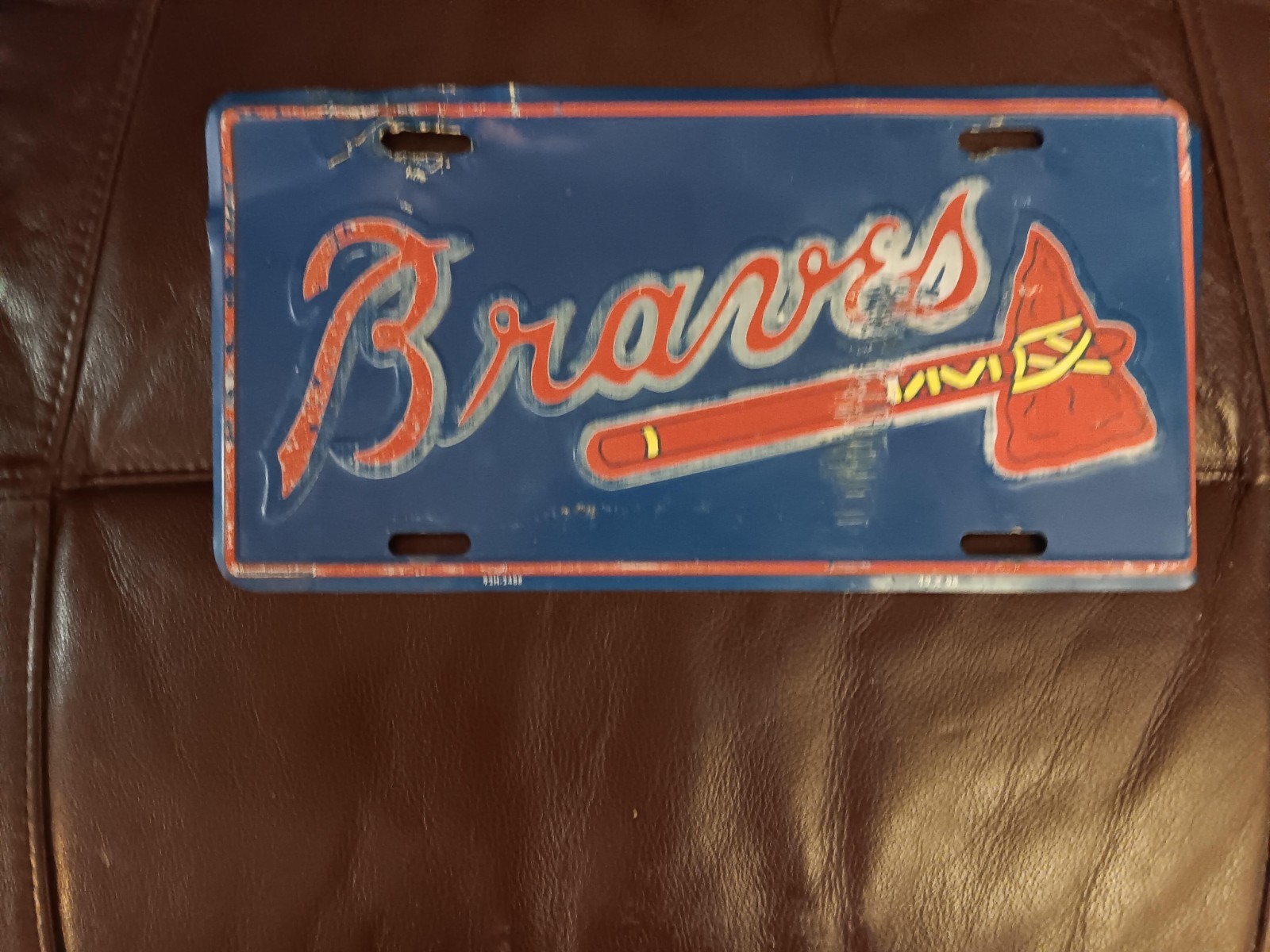 Vintage Atlanta Braves Plate This Is Used Great Deal Vintage Atlanta Braves Plate This Is Used Great Deal
