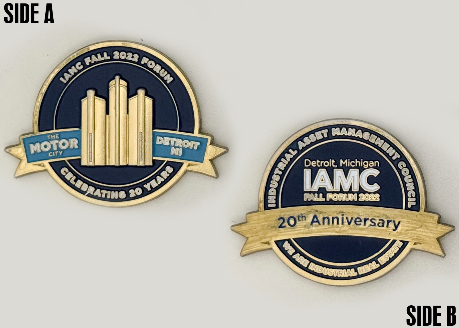 IAMC Fall 2022 Forum 20th Anniversary Challenge Coin 2#16