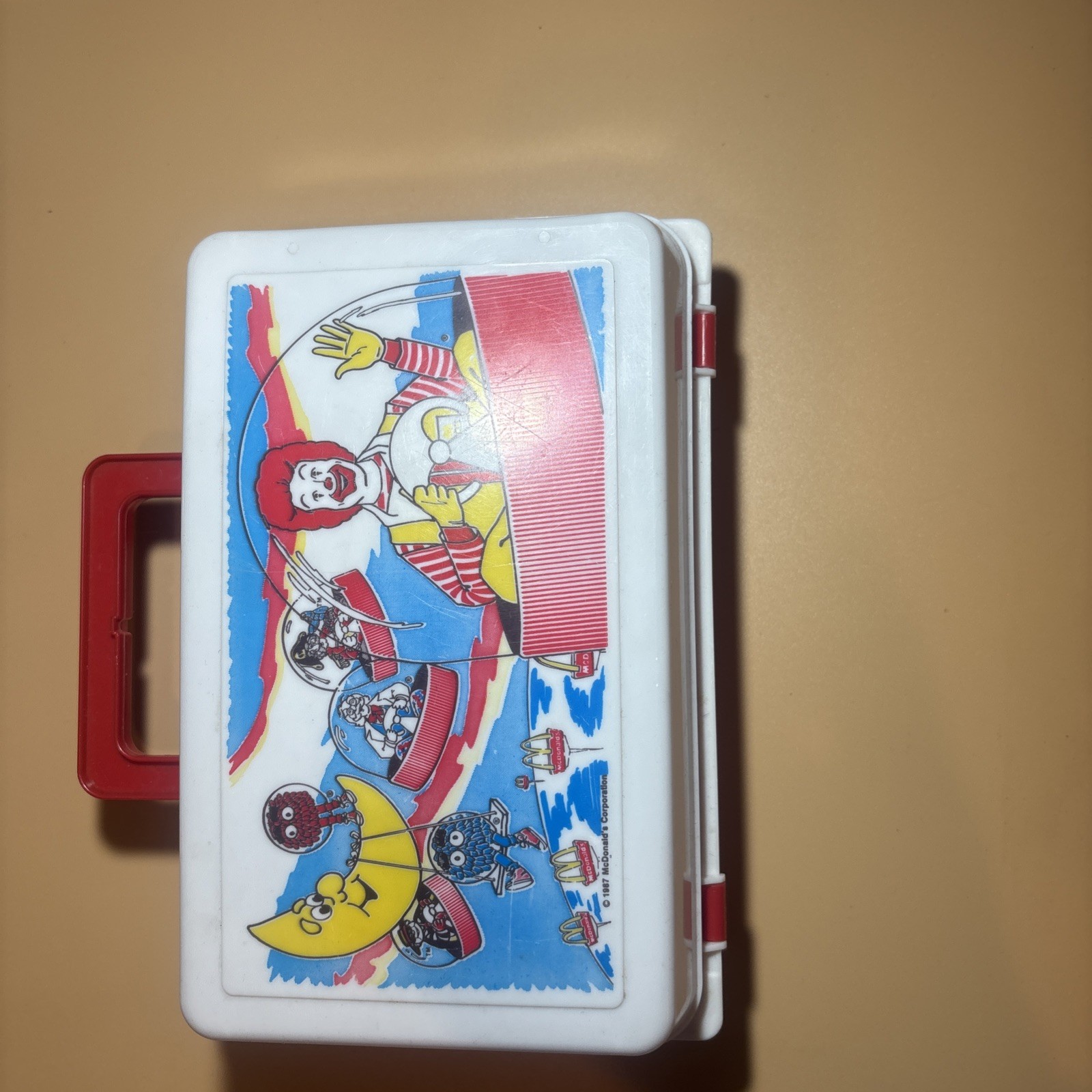Vintage 1987 McDonald\'s Ronald McDonald Happy Meal Lunch Box Vintage 1987 McDonald\'s Ronald McDonald Happy Meal Lunch Box