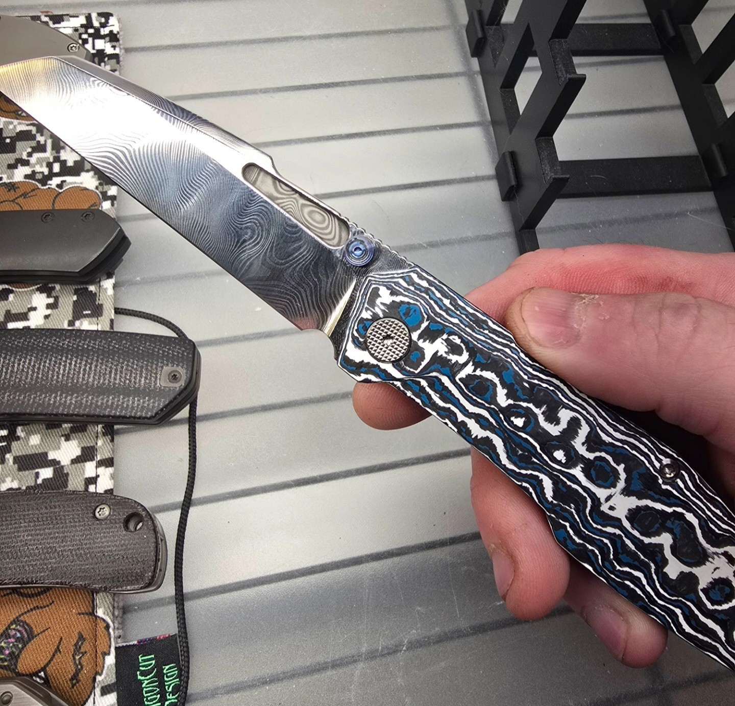 Rare Damasteel Null Knives Rare Damasteel Null Knives