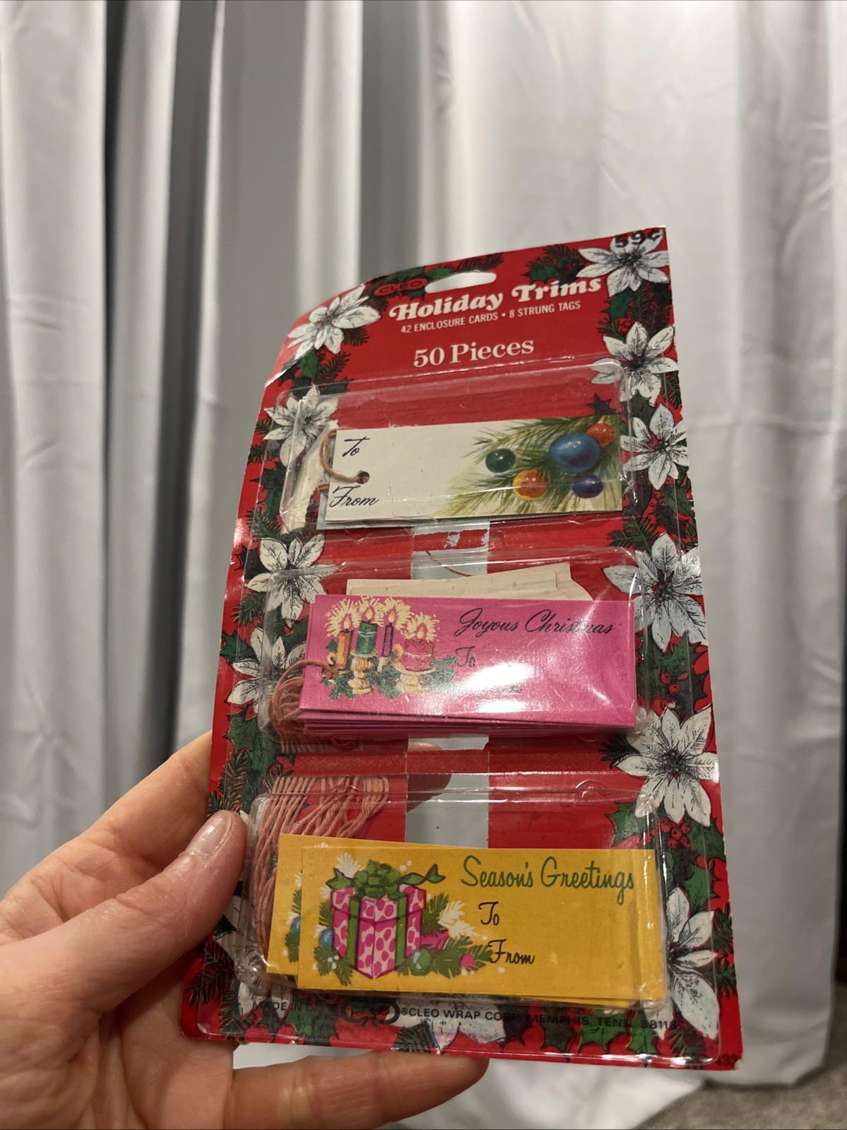 13 Vintage CLEO Christmas Tags 13 Vintage CLEO Christmas Tags