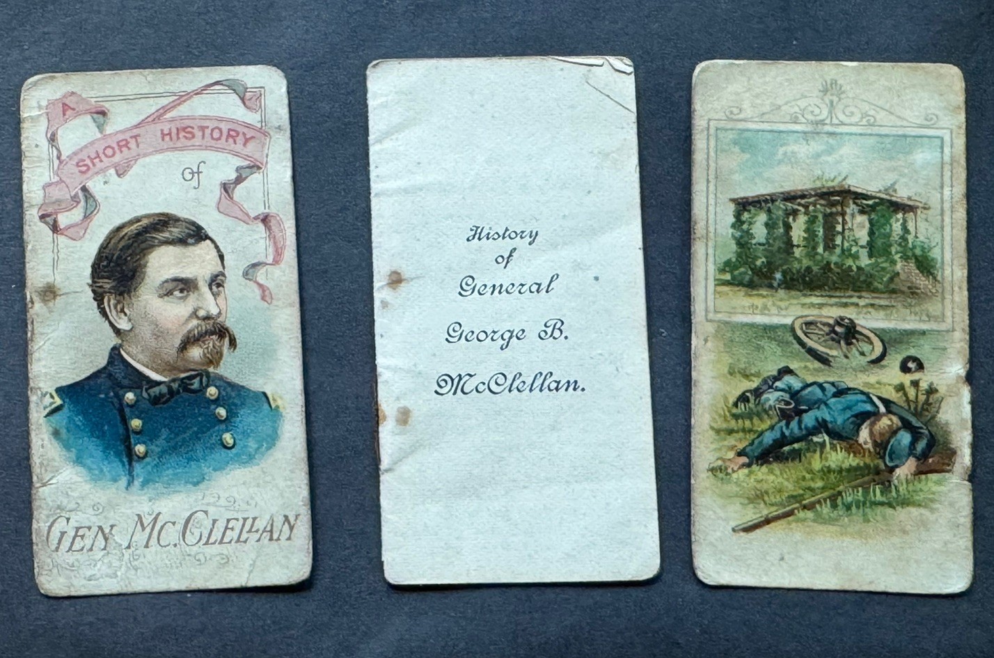 1888 N78 W. Duke Sons & Co. Histories of Generals George B McClellan Front Cover 1888 N78 W. Duke Sons & Co. Histories of Generals George B McClellan Front Cover