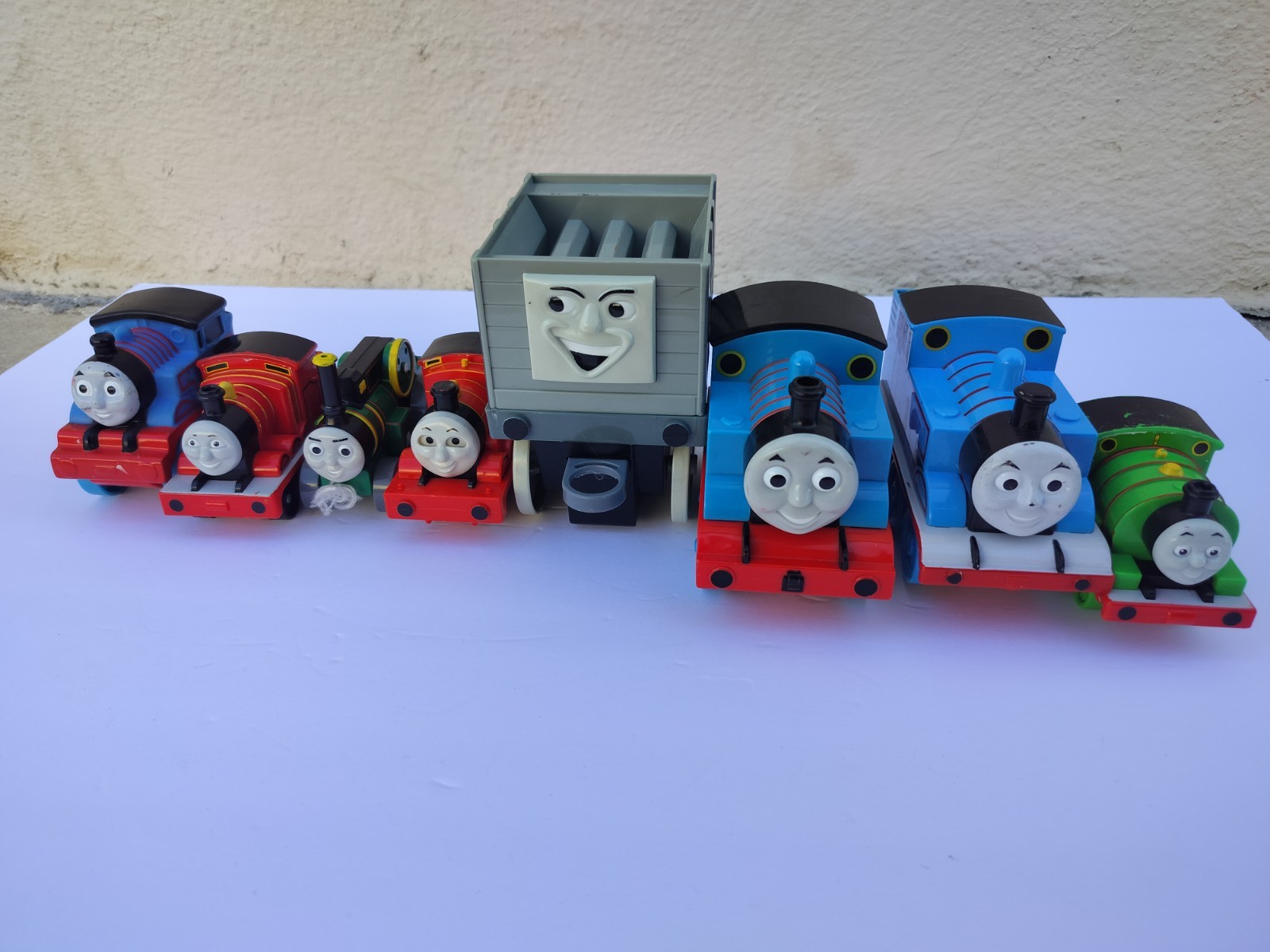 Thomas And Friends Set Of 8 Chunky. James. Percy. Tank And Tomy Thomas And Friends Set Of 8 Chunky. James. Percy. Tank And Tomy