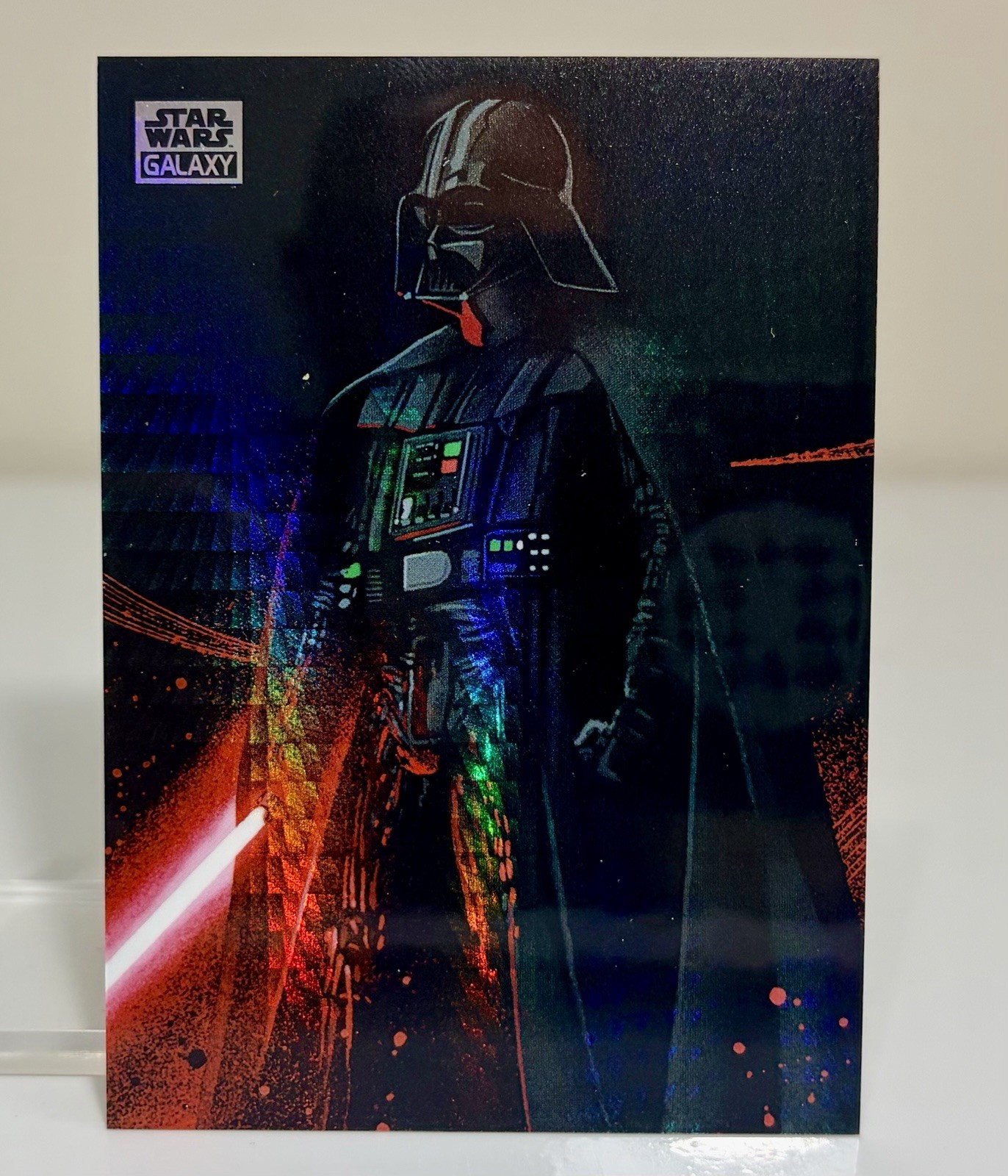 ✨Darth Vader - Fear The Dark Side - 2025 Topps Galaxy - Prism /75 - Star Wars ✨ ✨Darth Vader - Fear The Dark Side - 2025 Topps Galaxy - Prism /75 - Star Wars ✨