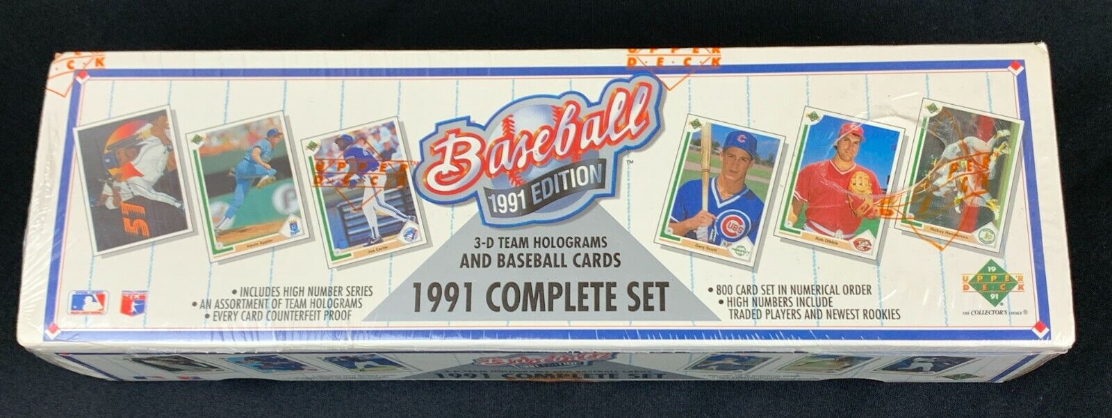 1991 Upper Deck Baseball Cards Complete Set Factory Sealed Box MLB 3D Hologram