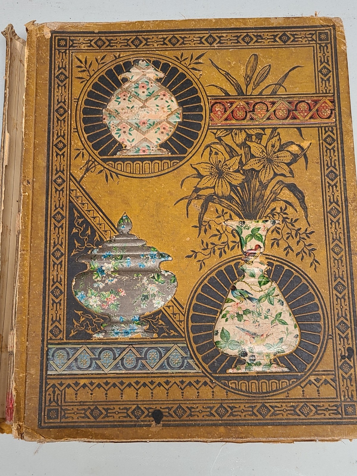 Vintage antique victorian scrapbook Vintage antique victorian scrapbook