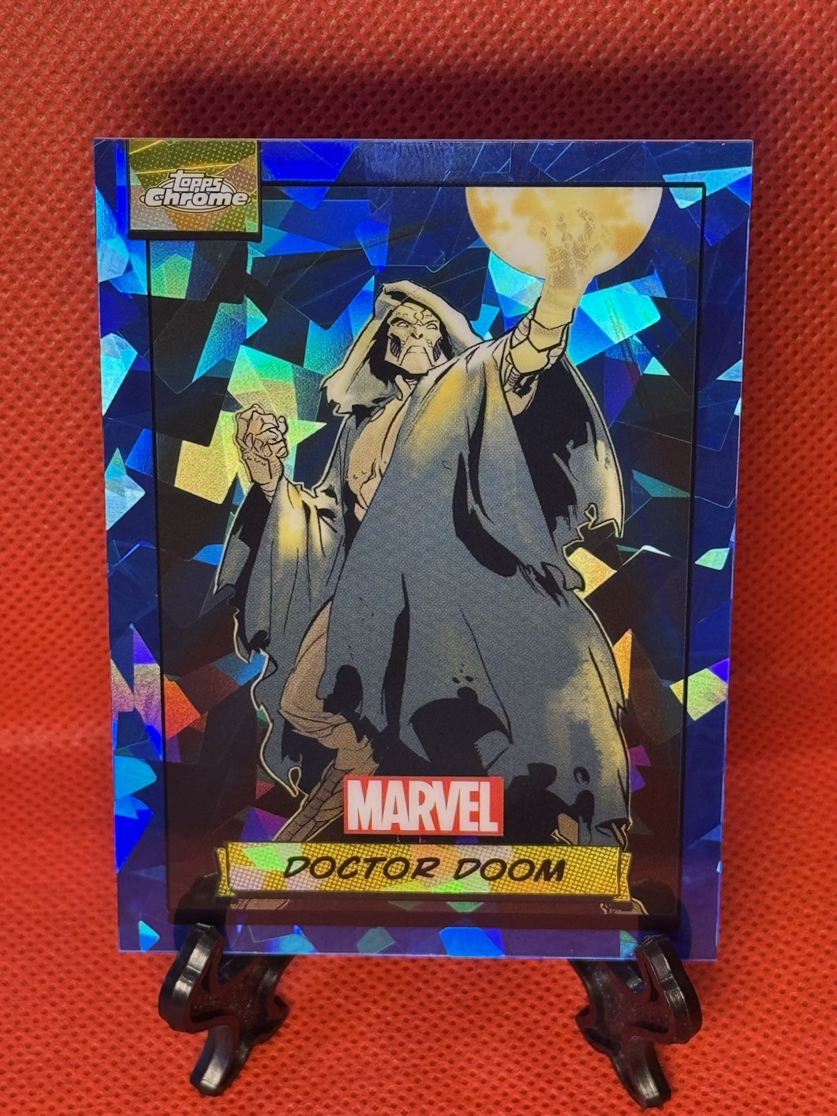 2024 Topps Chrome Marvel Sapphire Doctor Doom #61 First Year Doomsday 2024 Topps Chrome Marvel Sapphire Doctor Doom #61 First Year Doomsday