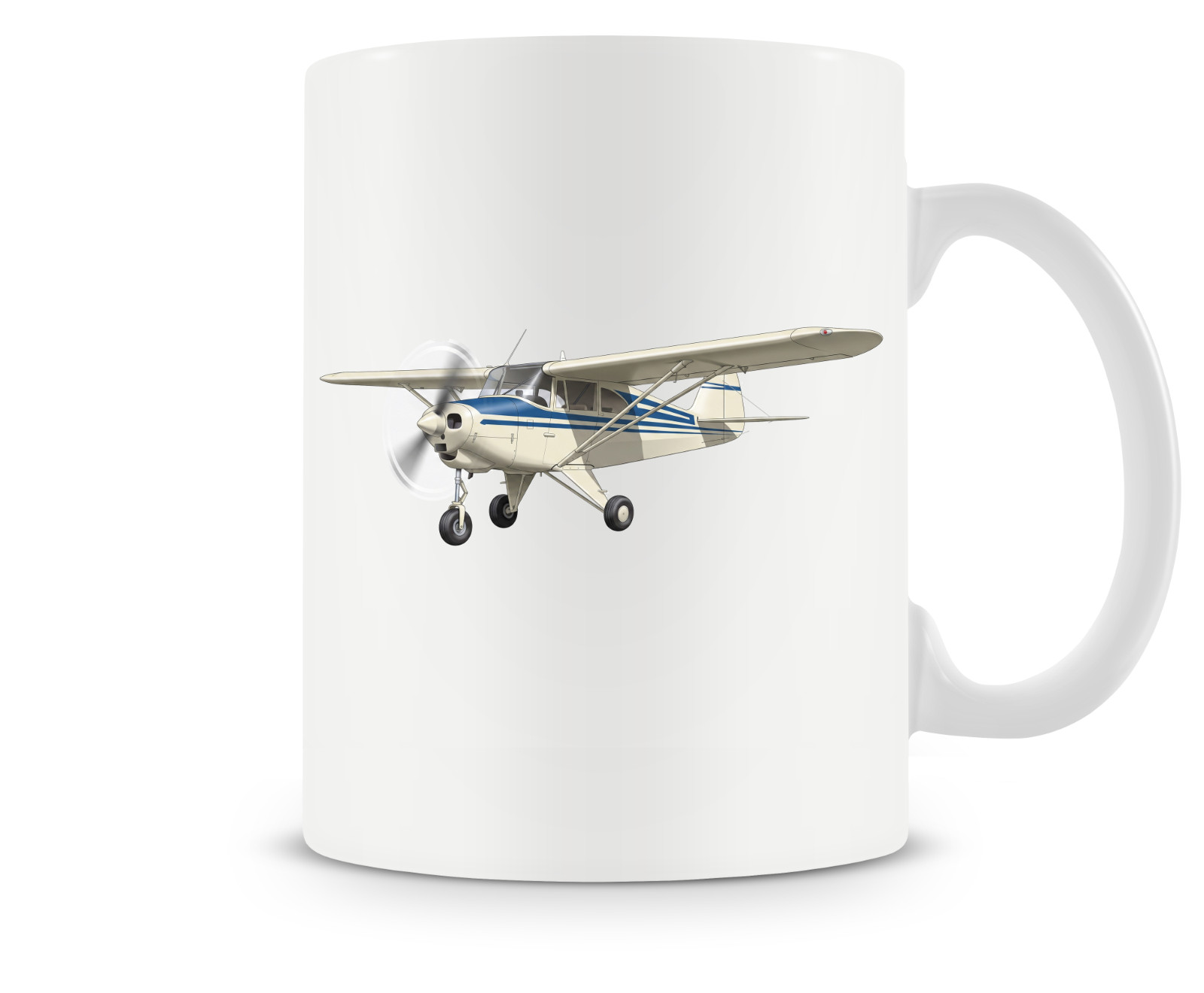 Piper Tri-Pacer Ceramic Coffee Mug - 15oz. Piper Tri-Pacer Ceramic Coffee Mug - 15oz.