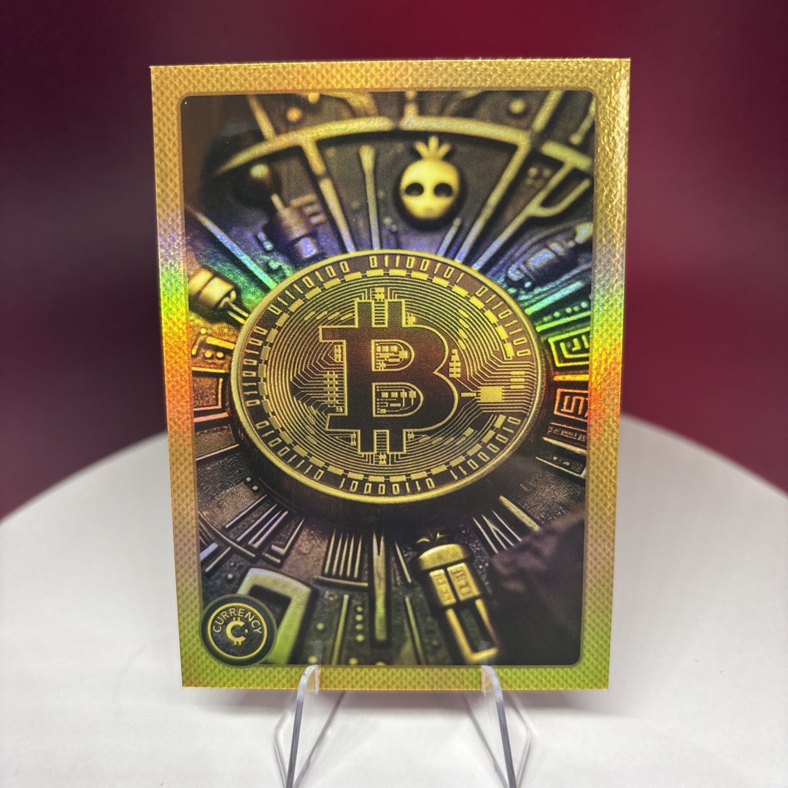Cardsmiths Currency Bitcoin #120 Hologram Non-Sport Trading Card 2025 Cardsmiths Currency Bitcoin #120 Hologram Non-Sport Trading Card 2025